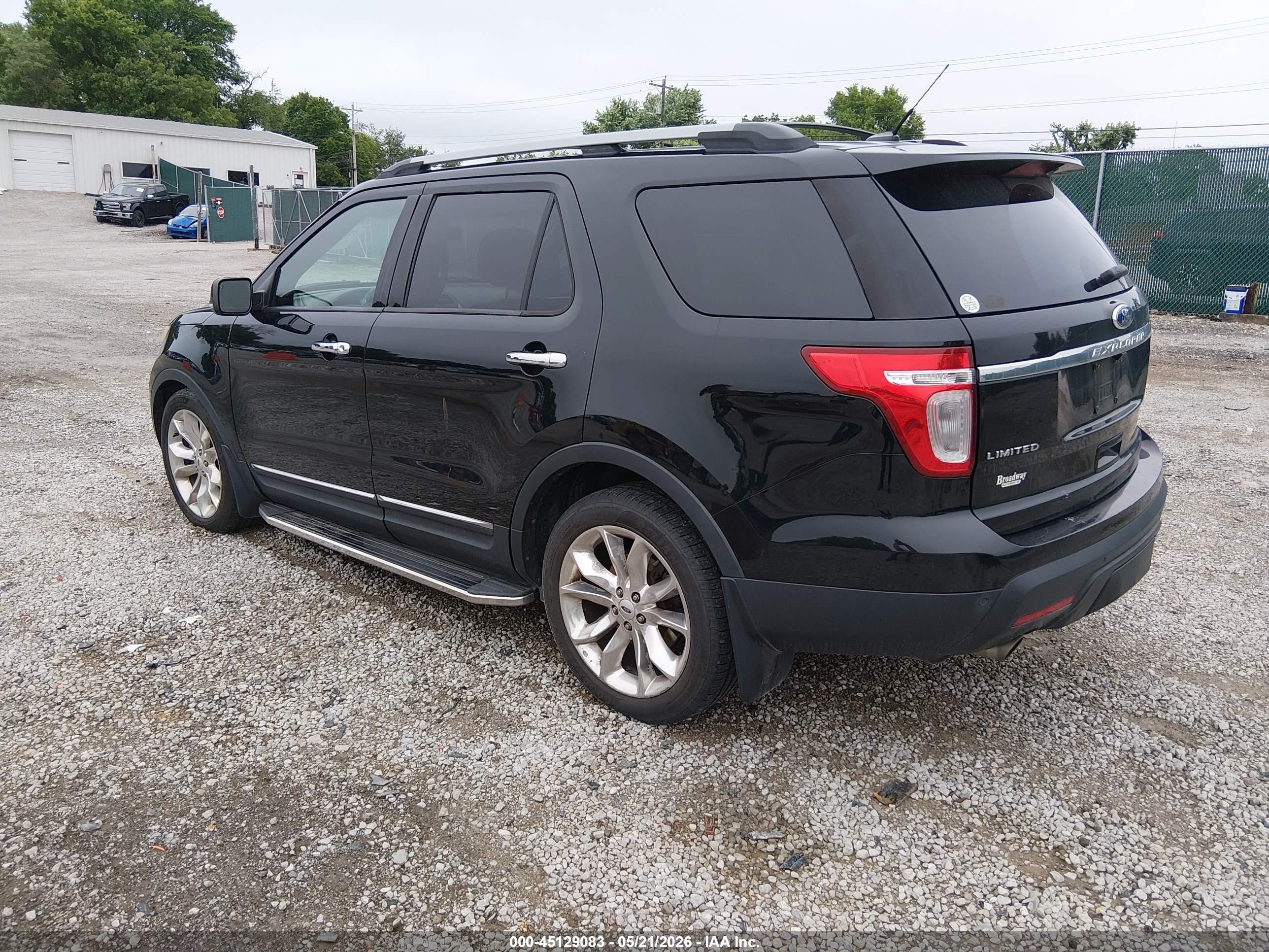 2012 Ford Explorer Limited Черный vin: 1FMHK8F81CGA47263
