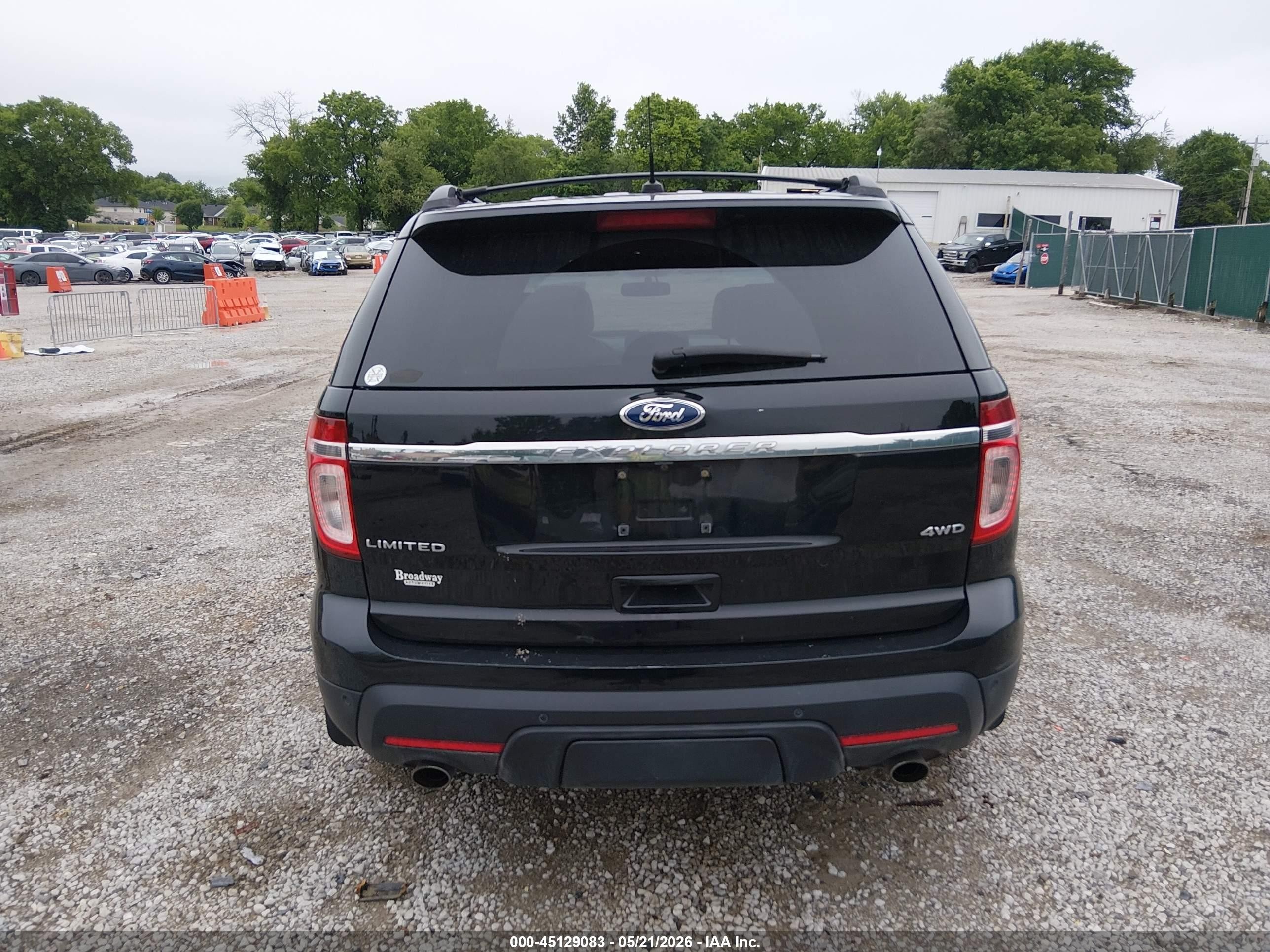 2012 Ford Explorer Limited Черный vin: 1FMHK8F81CGA47263