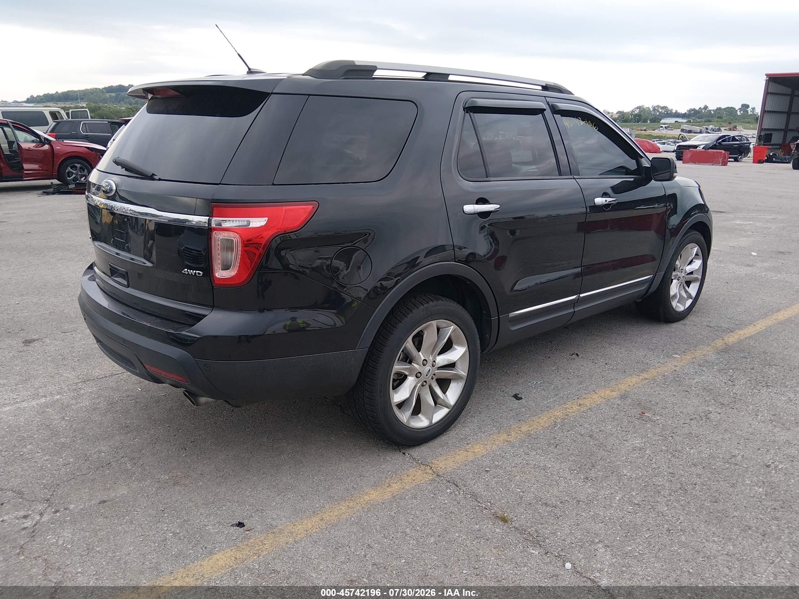 2012 Ford Explorer Limited Black vin: 1FMHK8F81CGA92977