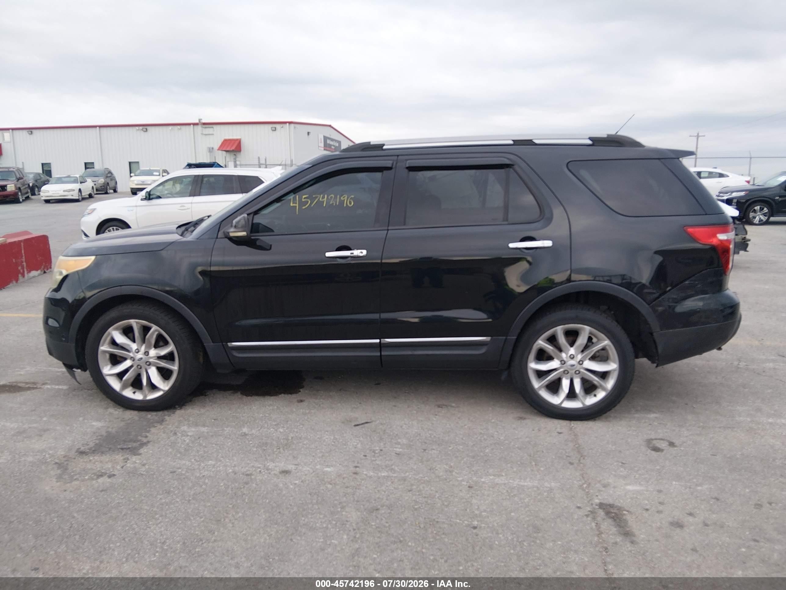 2012 Ford Explorer Limited Black vin: 1FMHK8F81CGA92977