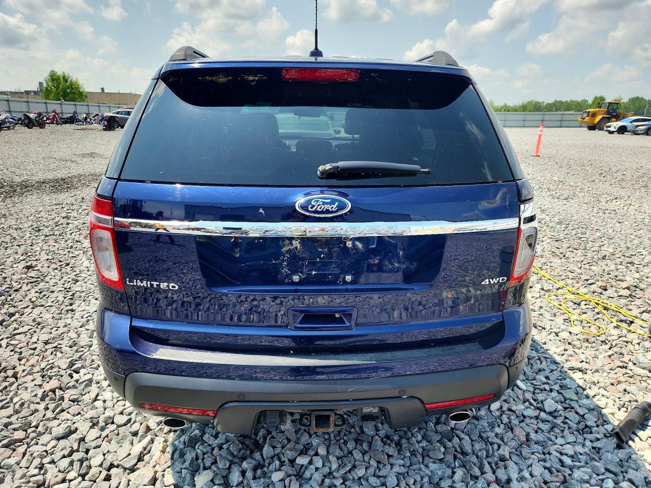 2011 Ford Explorer Limited Blue vin: 1FMHK8F82BGA14559