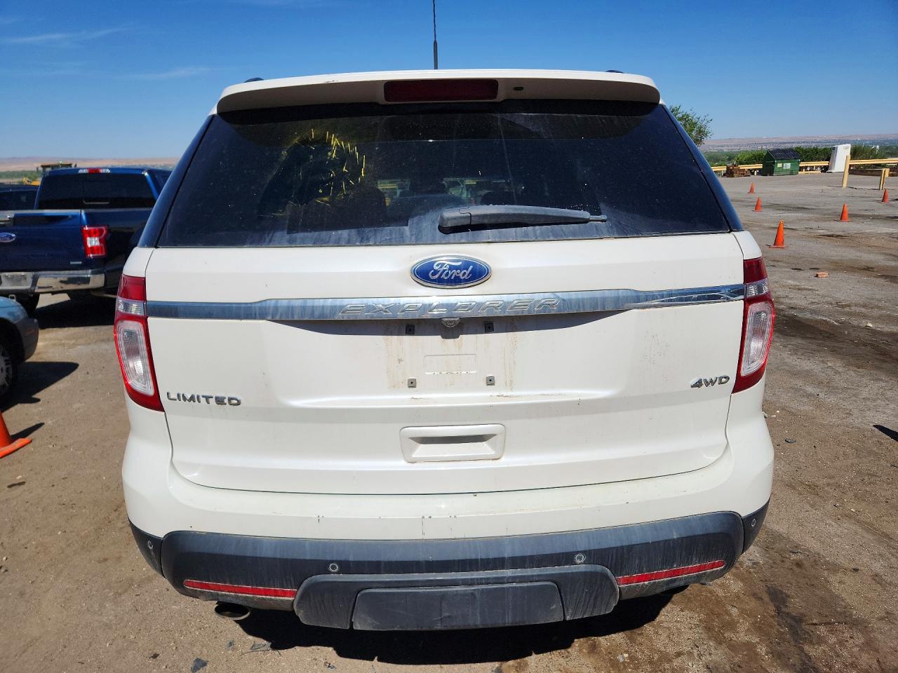 2011 Ford Explorer Limited White vin: 1FMHK8F82BGA27621