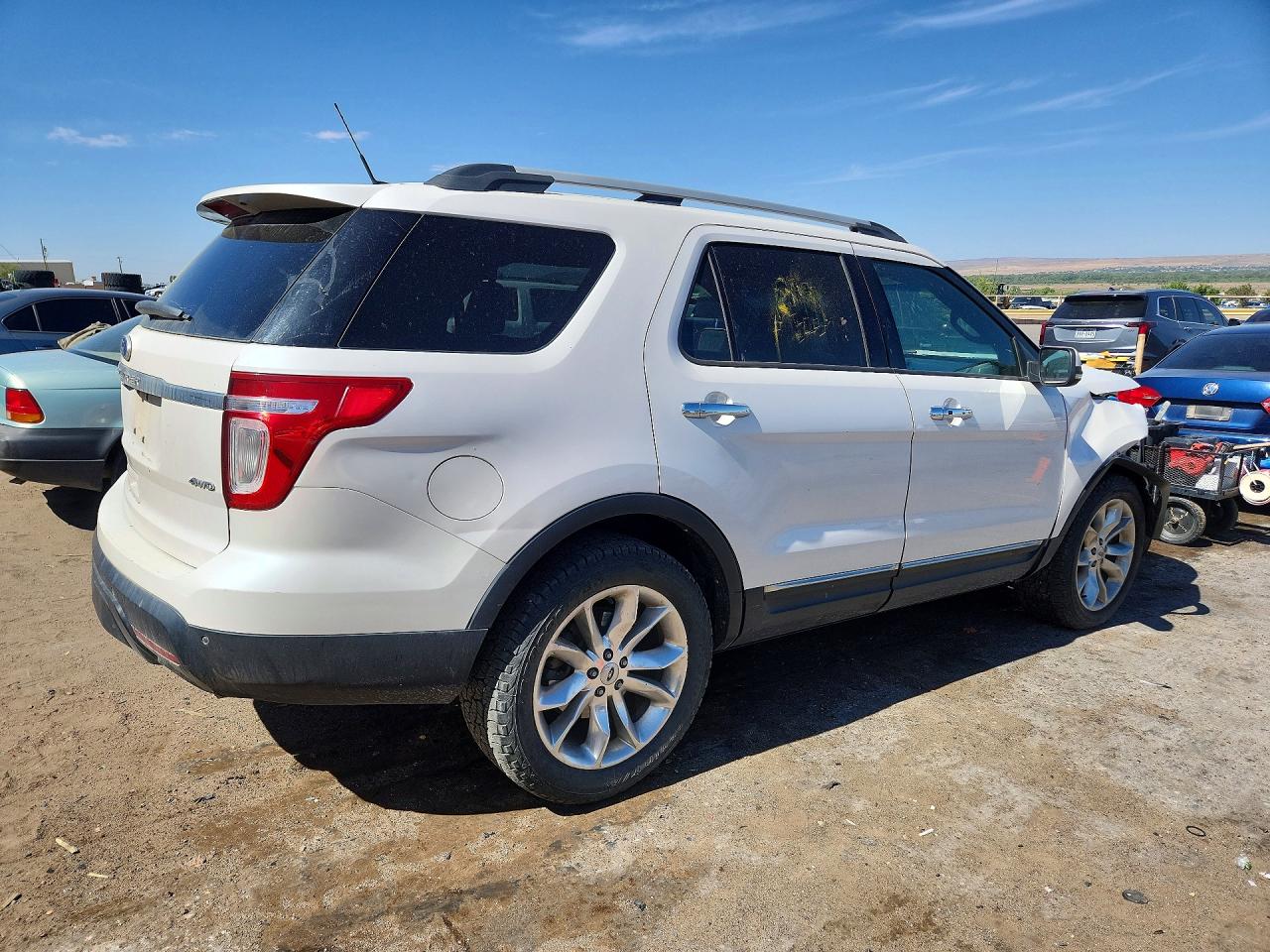2011 Ford Explorer Limited White vin: 1FMHK8F82BGA27621