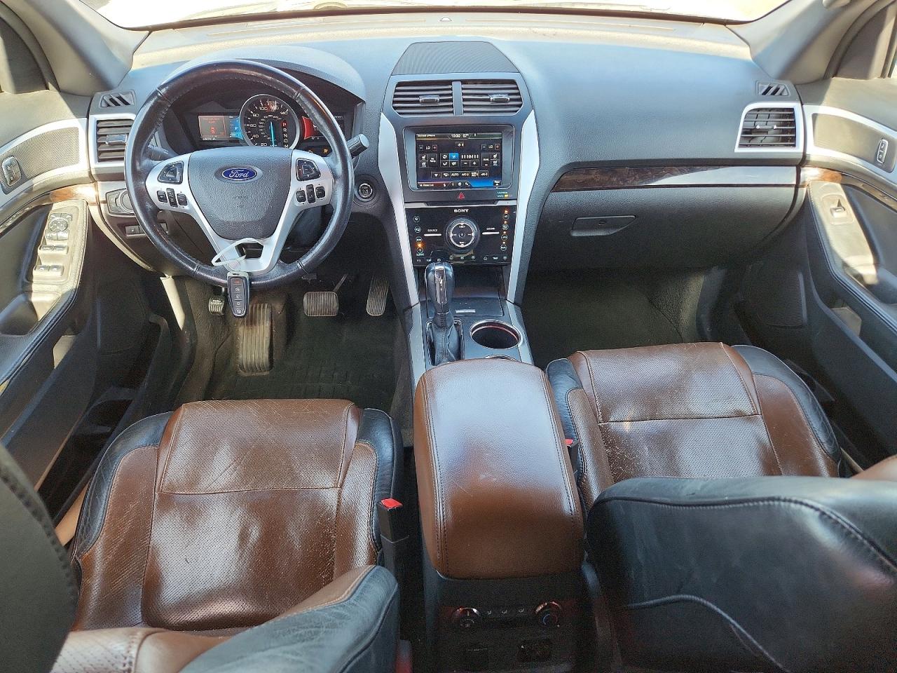 2011 Ford Explorer Limited White vin: 1FMHK8F82BGA27621