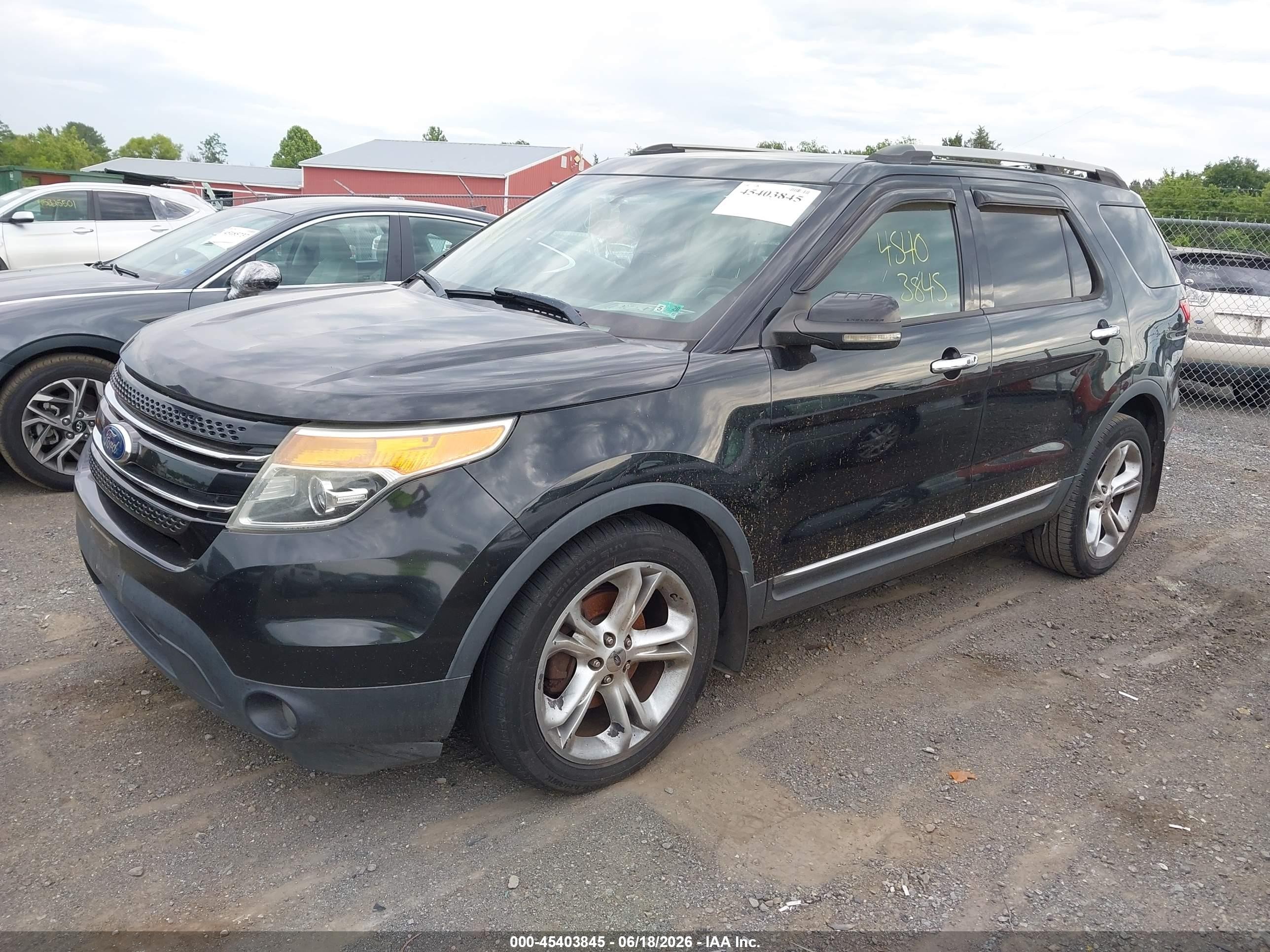 2011 Ford Explorer Limited Black vin: 1FMHK8F82BGA62966