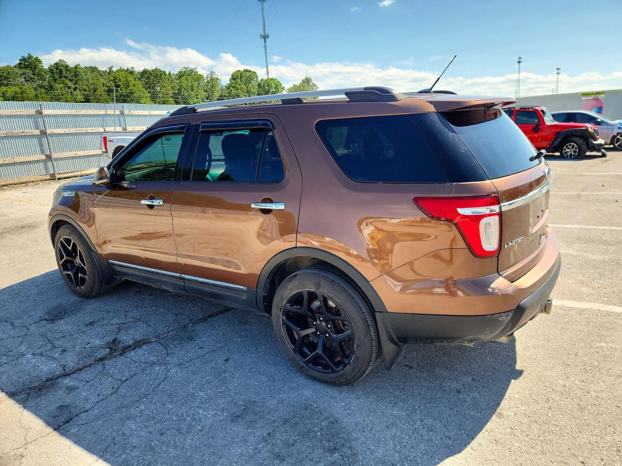 2011 Ford Explorer Limited Orange vin: 1FMHK8F82BGA83946