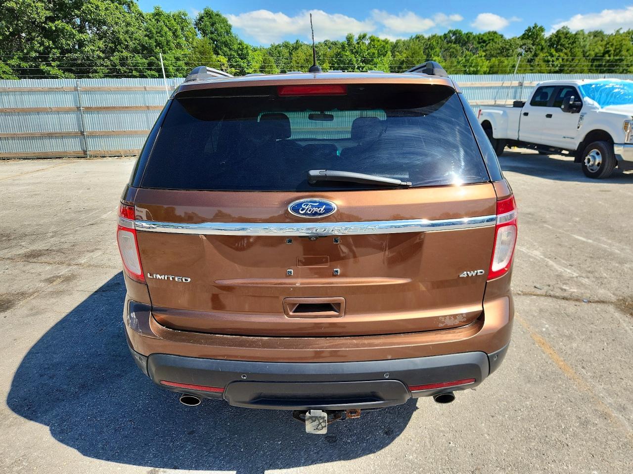 2011 Ford Explorer Limited Orange vin: 1FMHK8F82BGA83946
