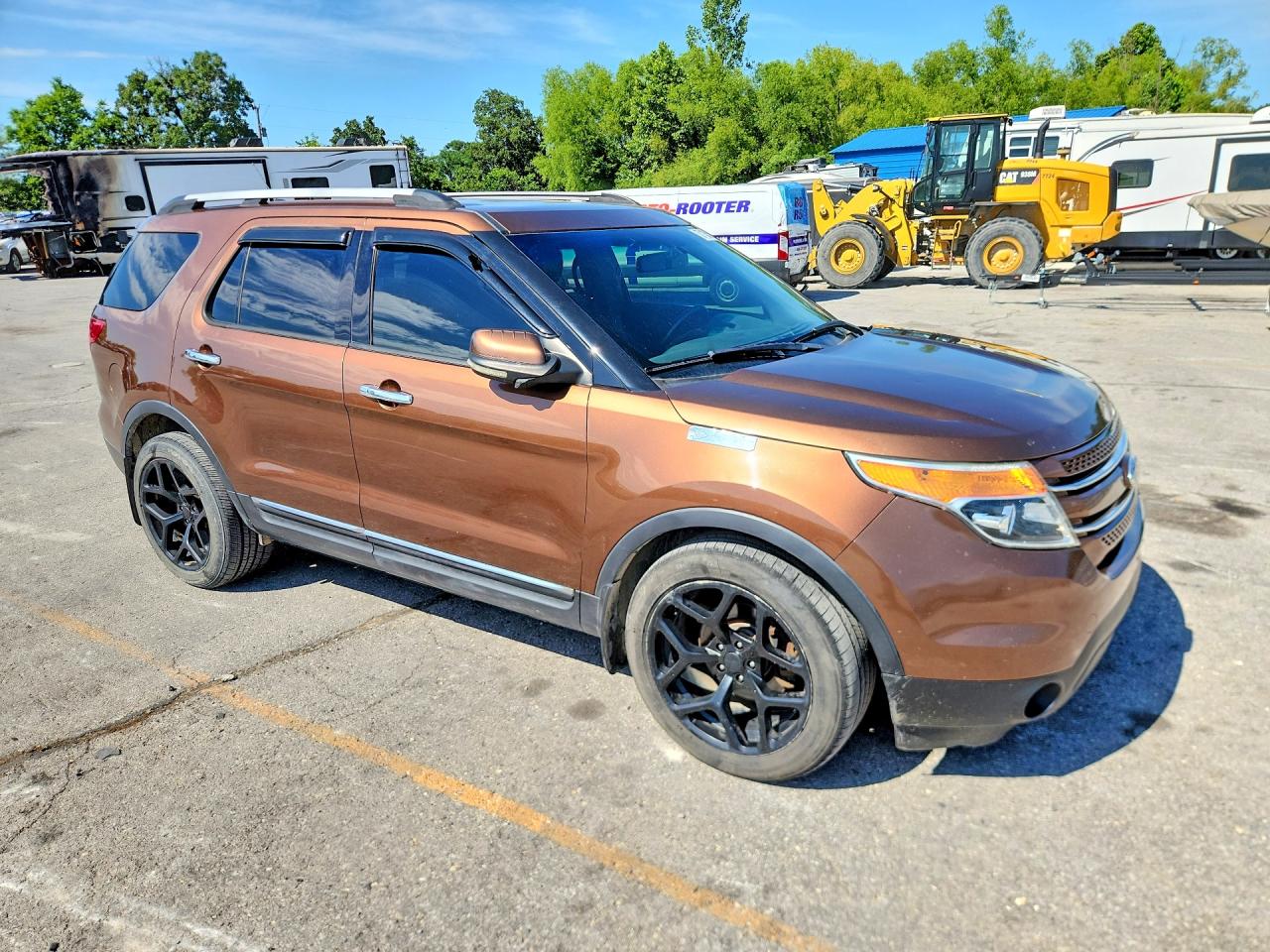2011 Ford Explorer Limited Orange vin: 1FMHK8F82BGA83946