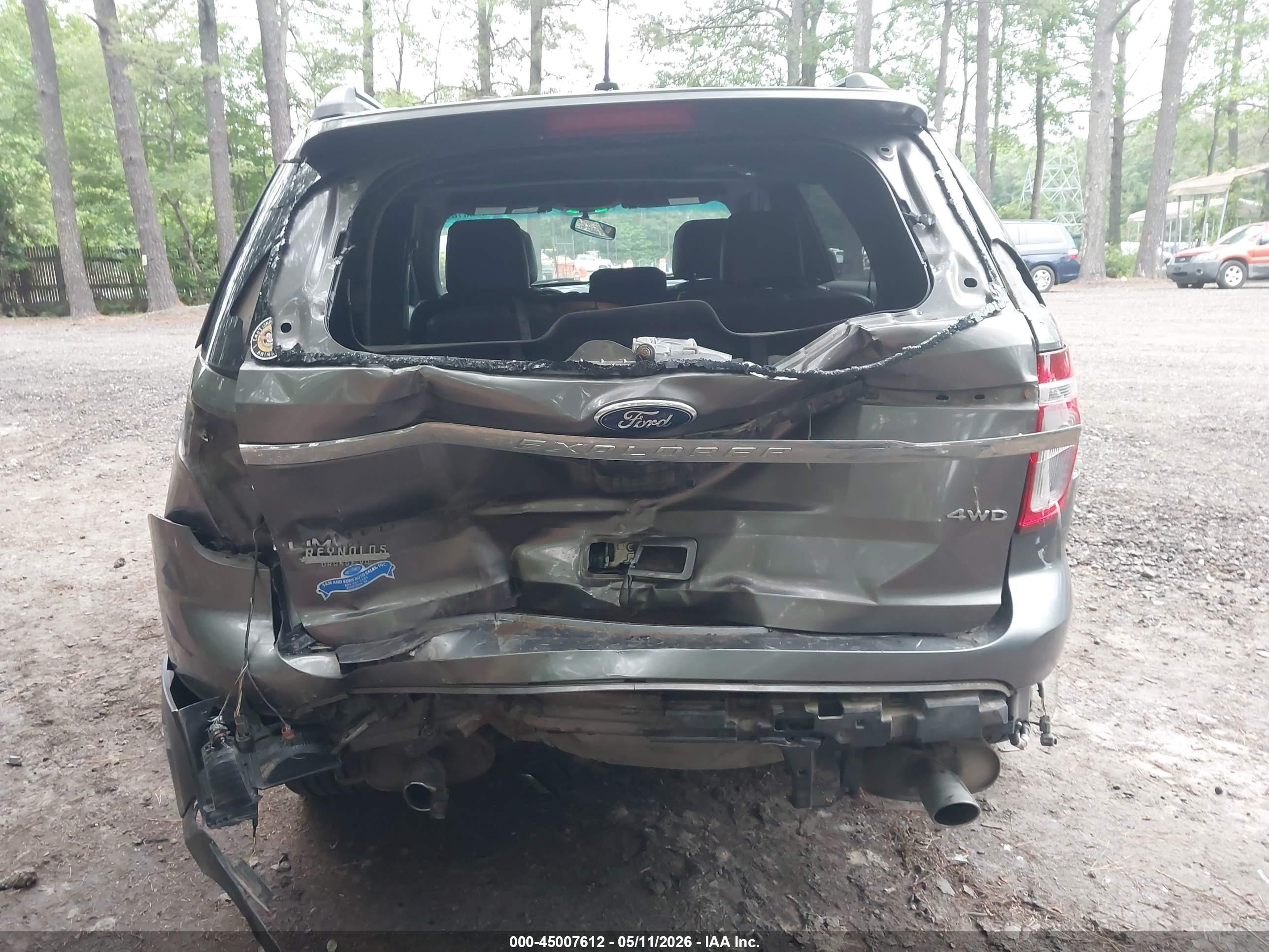 2012 Ford Explorer Limited Green vin: 1FMHK8F82CGA07919