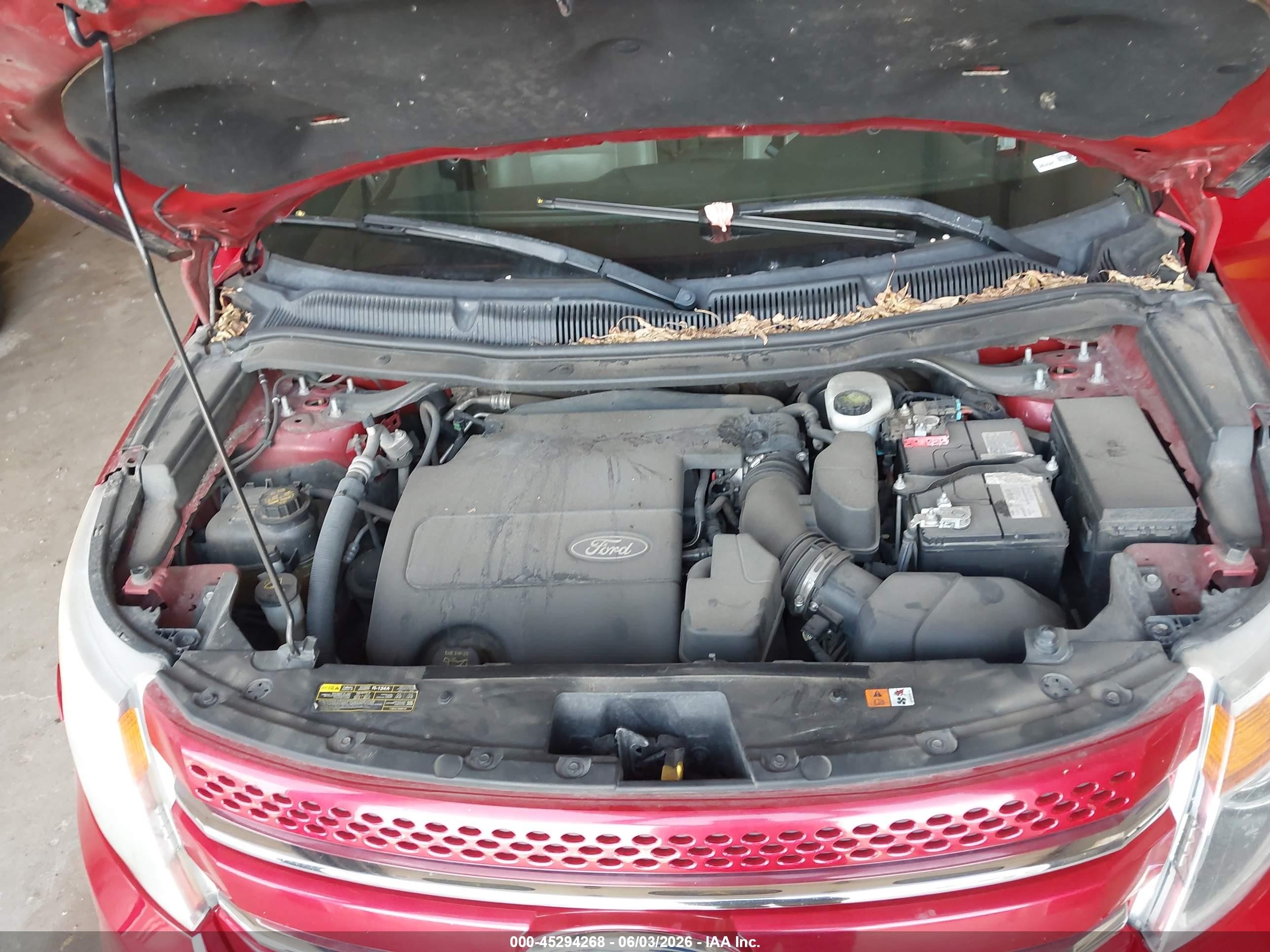 2012 Ford Explorer Limited Red vin: 1FMHK8F82CGA13459
