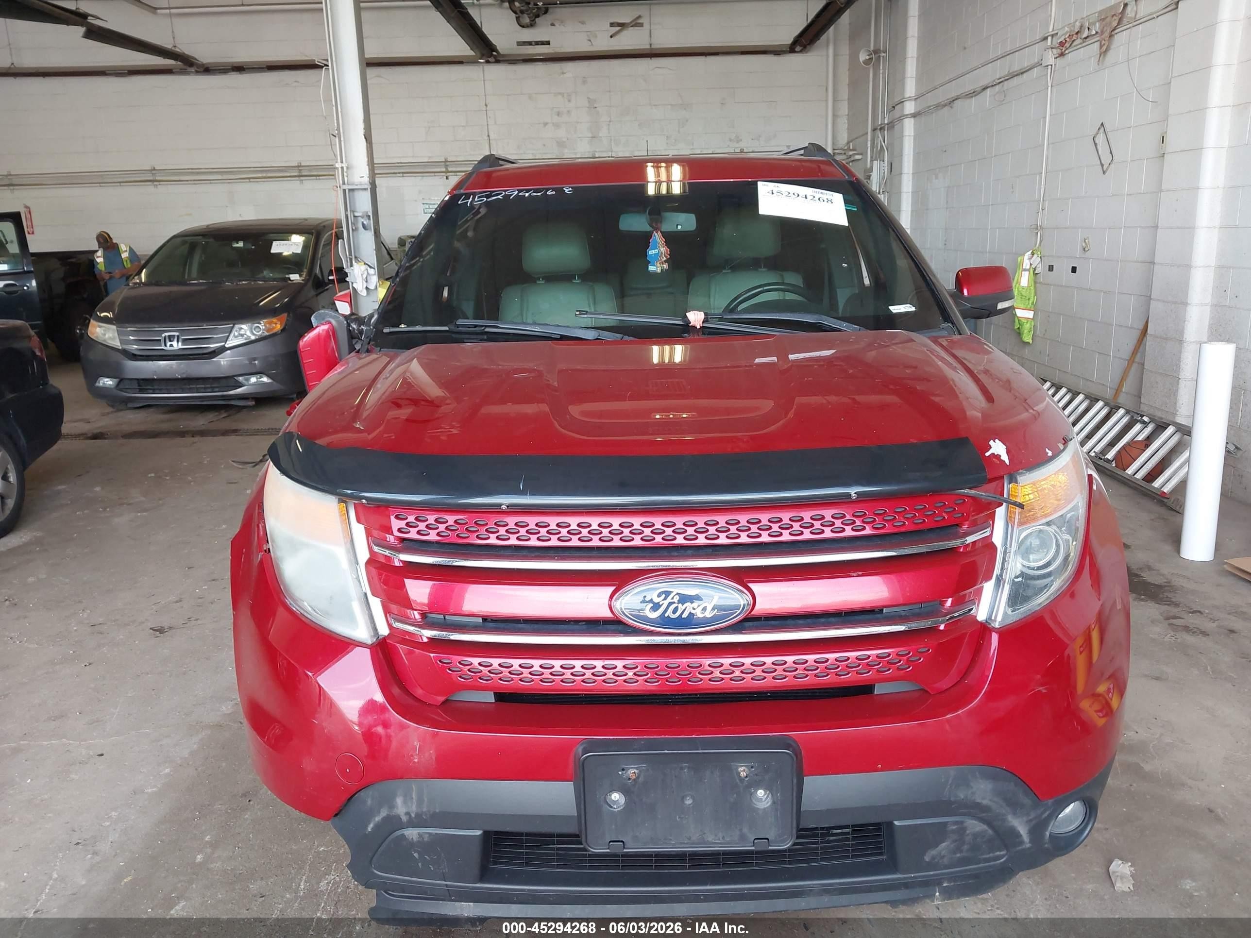 2012 Ford Explorer Limited Red vin: 1FMHK8F82CGA13459