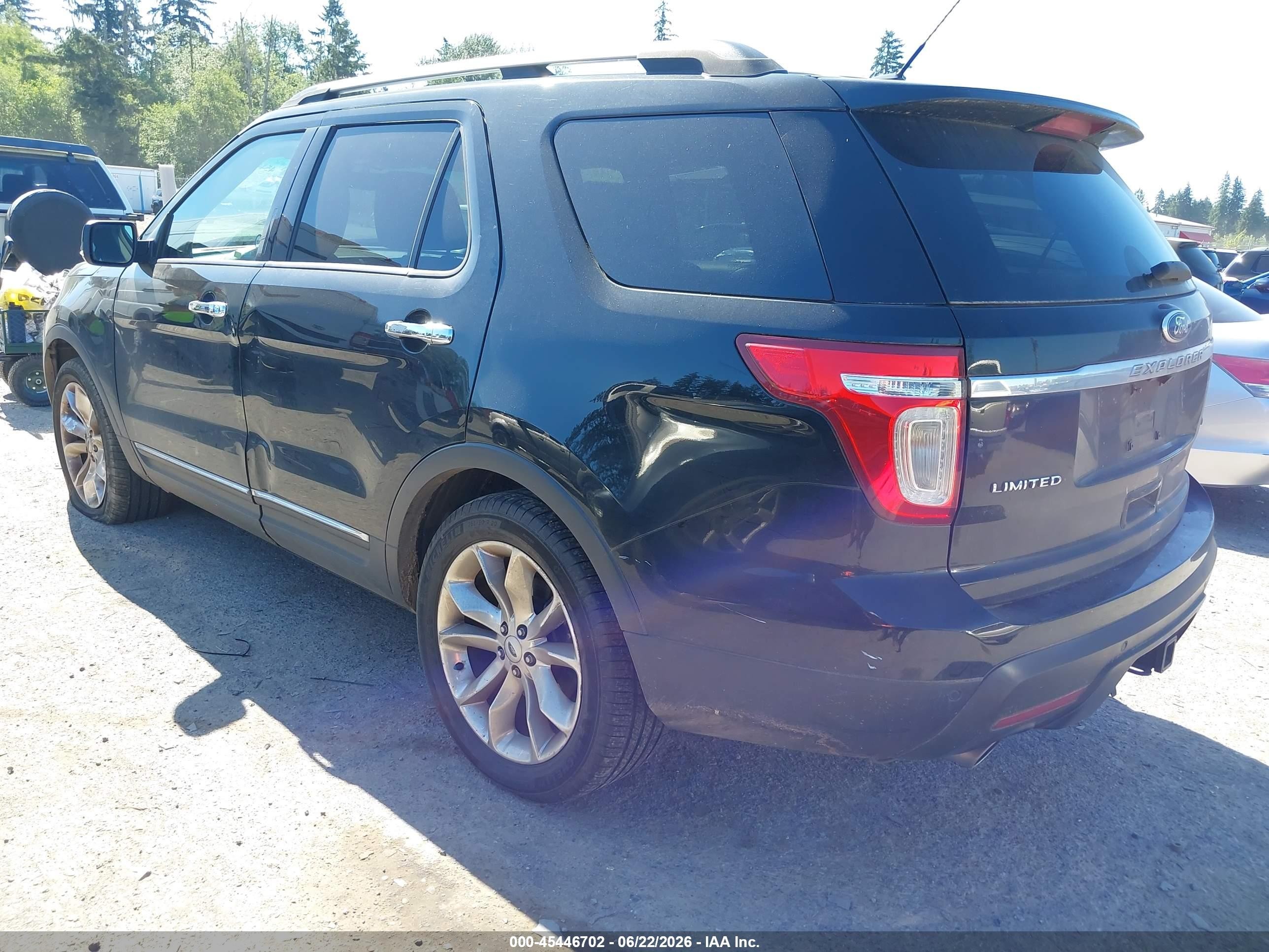 2012 Ford Explorer Limited Black vin: 1FMHK8F82CGA28964