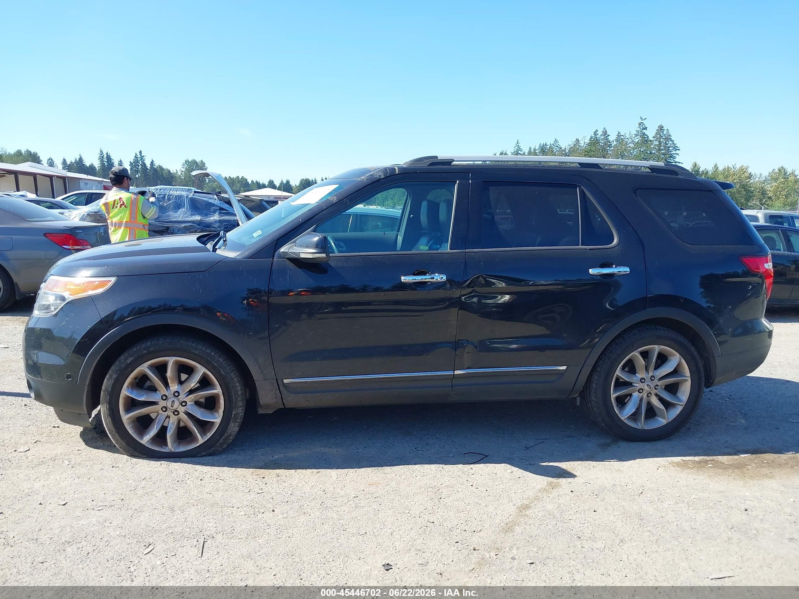 2012 Ford Explorer Limited Black vin: 1FMHK8F82CGA28964