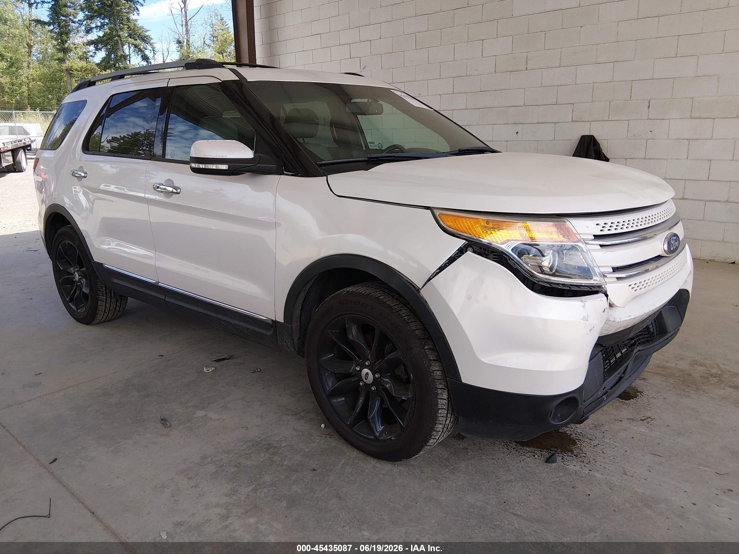 2012 Ford Explorer Limited White vin: 1FMHK8F82CGA33775