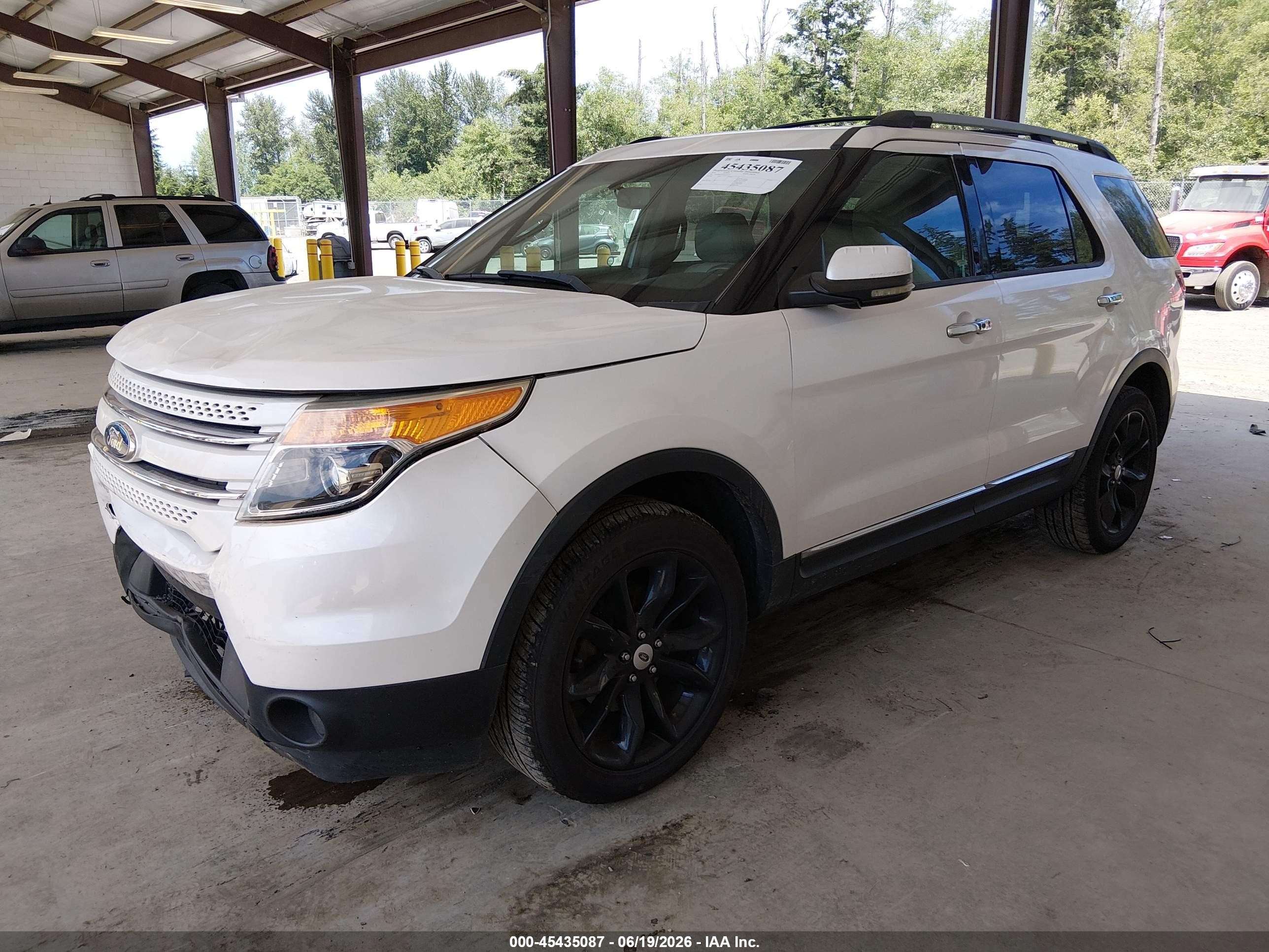 2012 Ford Explorer Limited White vin: 1FMHK8F82CGA33775