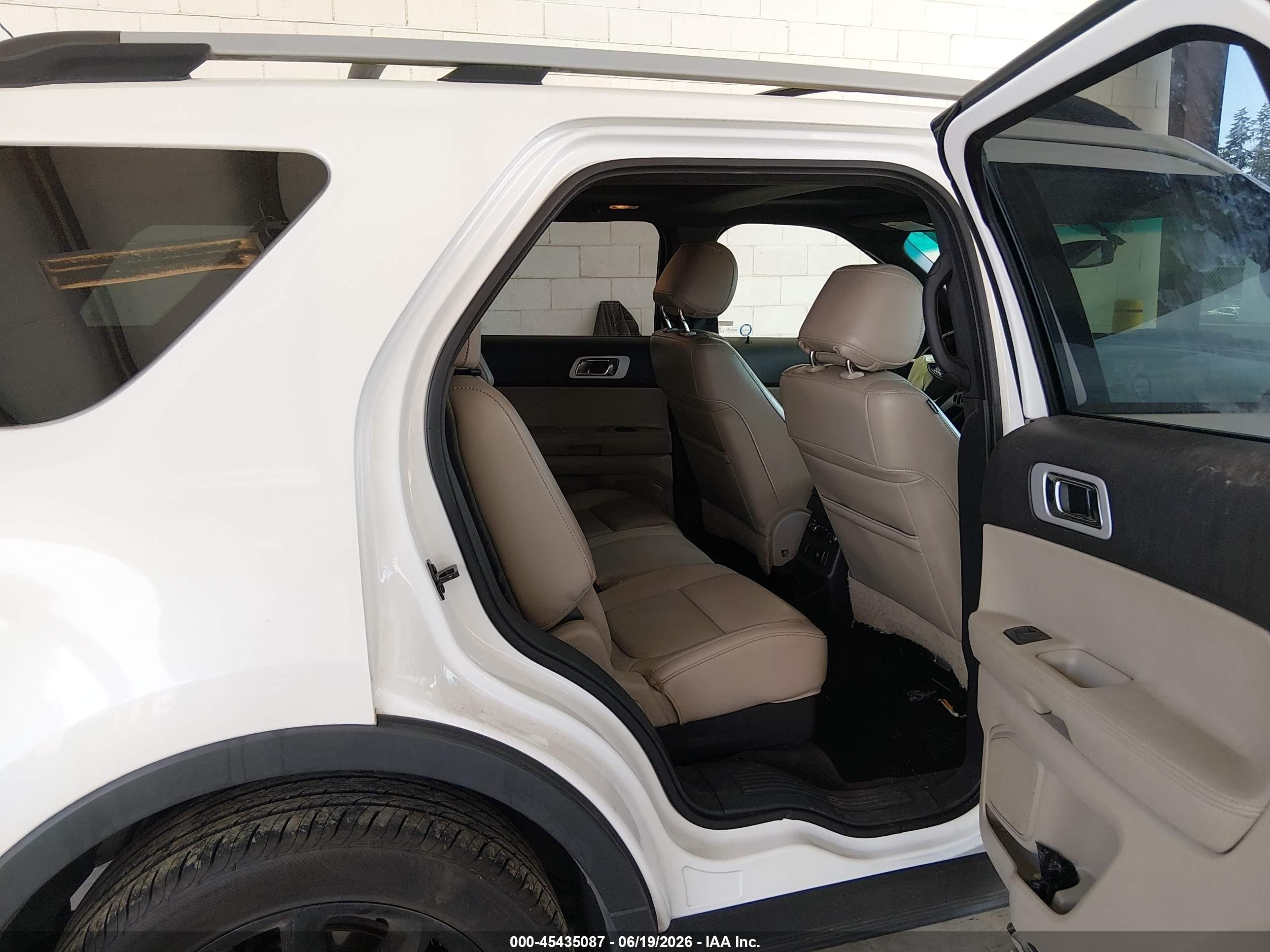 2012 Ford Explorer Limited White vin: 1FMHK8F82CGA33775
