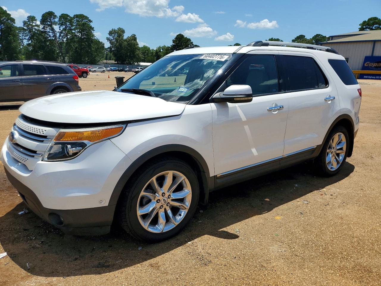 2012 Ford Explorer Limited White vin: 1FMHK8F82CGA40273