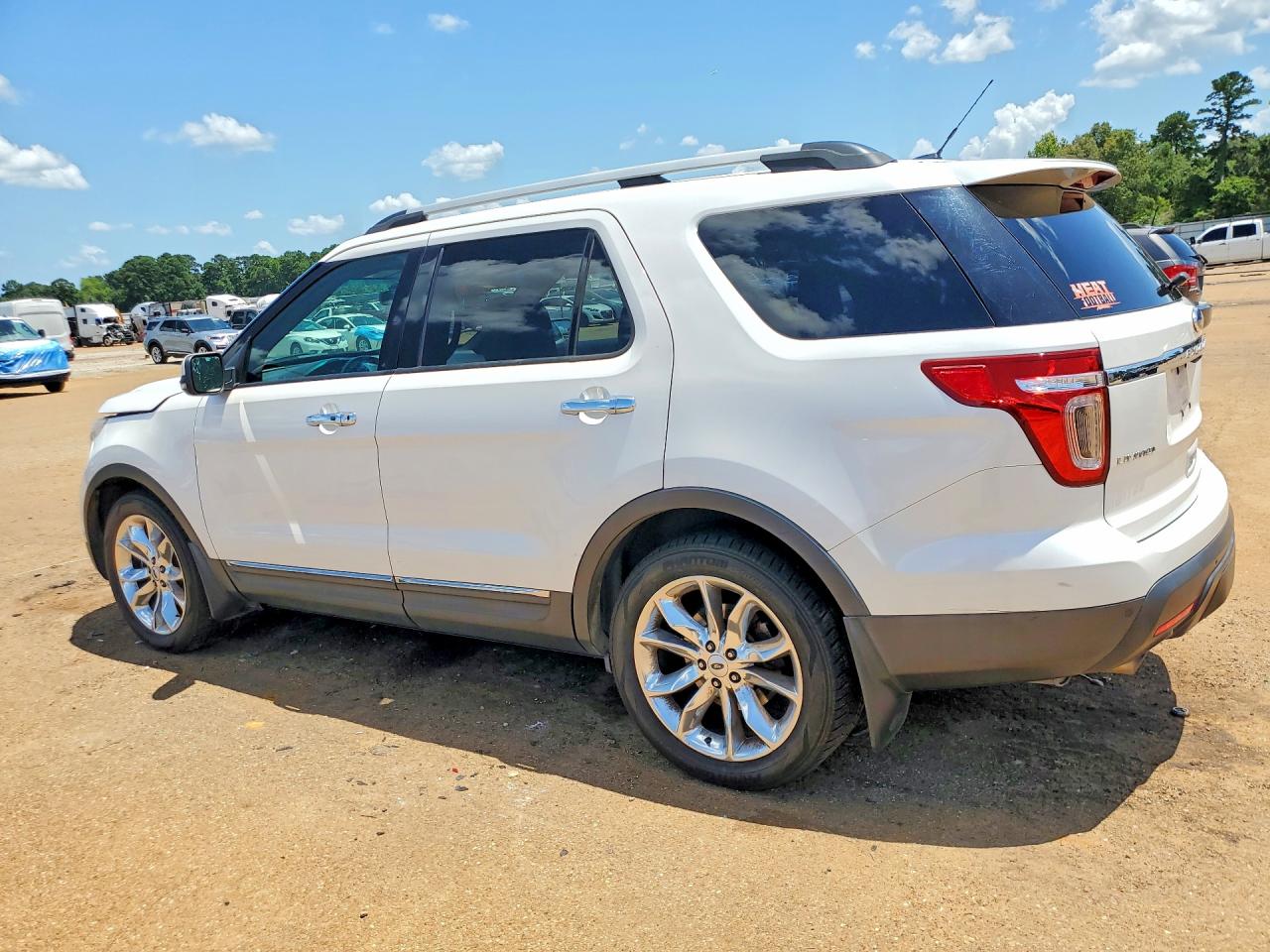2012 Ford Explorer Limited White vin: 1FMHK8F82CGA40273