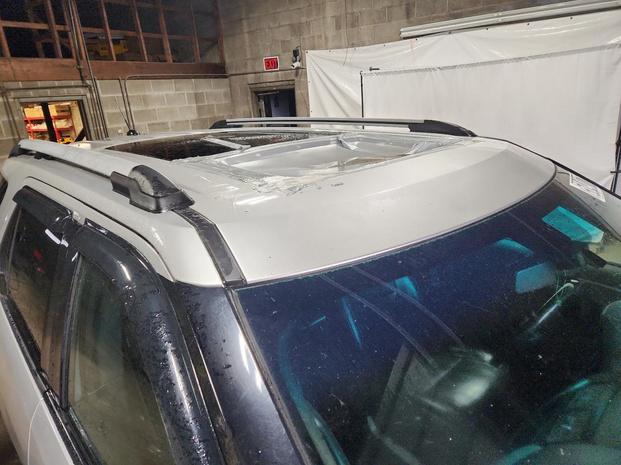 2012 Ford Explorer Limited Gray vin: 1FMHK8F82CGA57820 Damage: Roof, Dent(S) W/ Paint Dmg, > 12 Inches