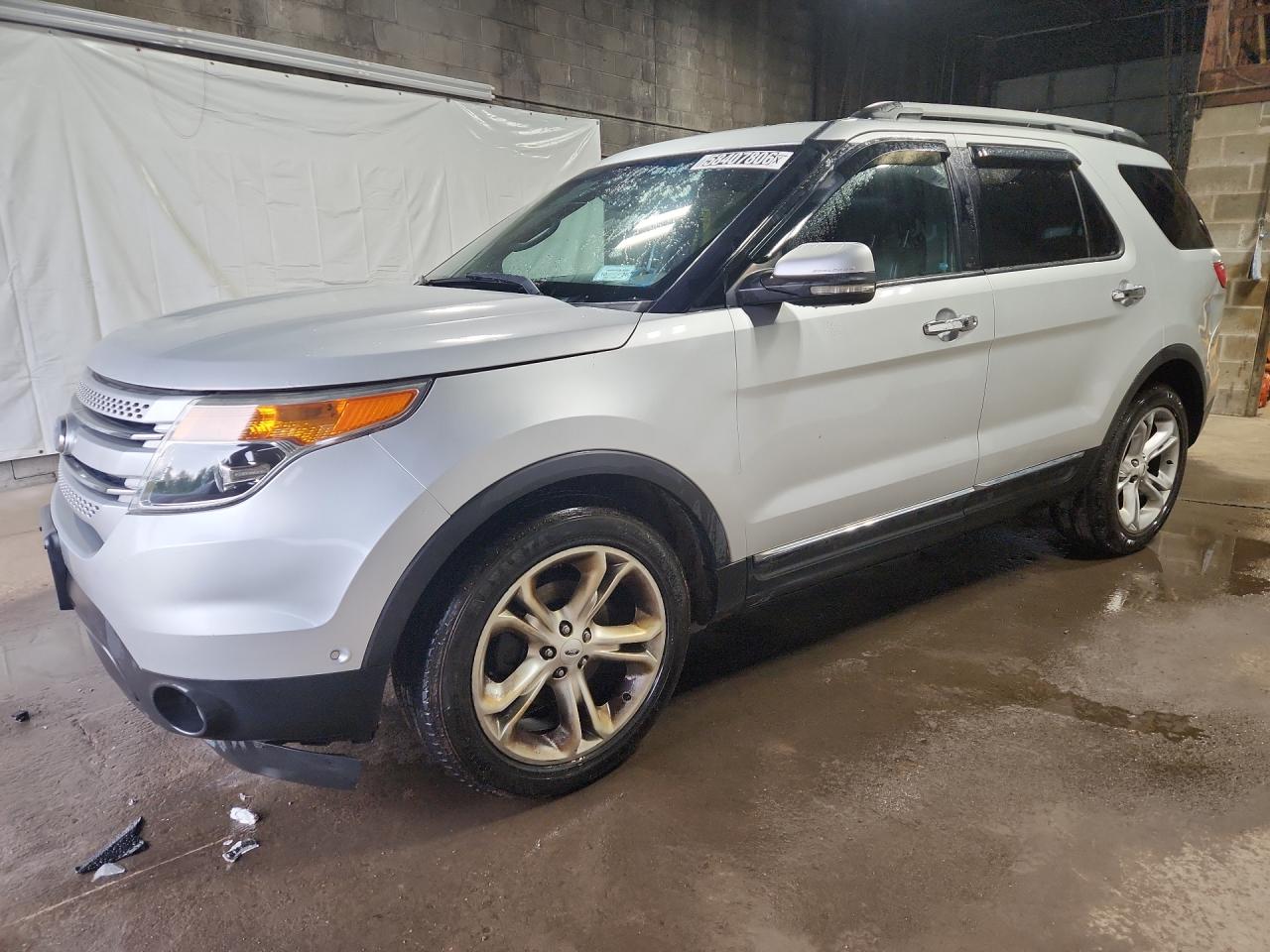 2012 Ford Explorer Limited Gray vin: 1FMHK8F82CGA57820 Damage: Front Valance, Broken, Replacement Required