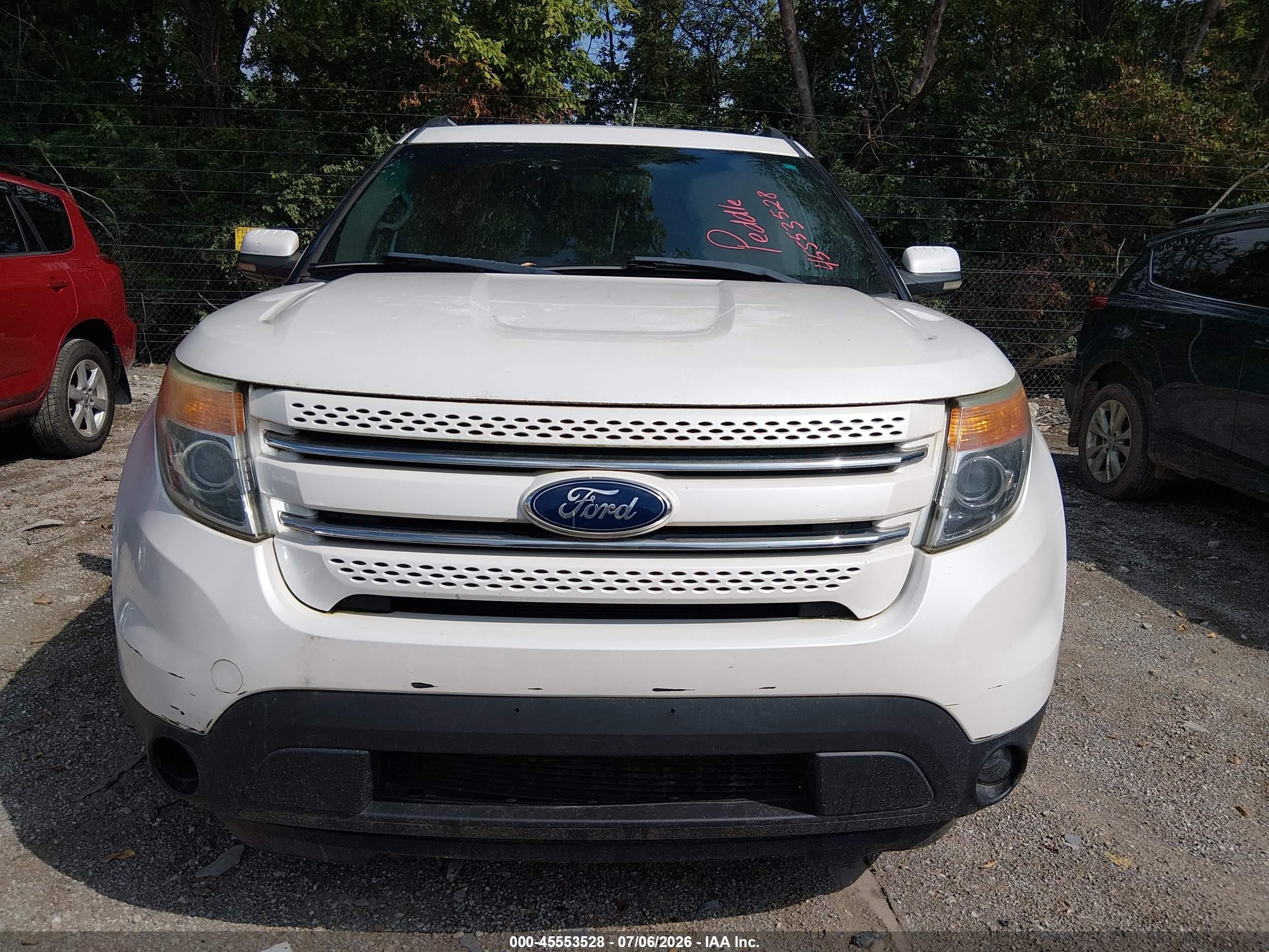 2012 Ford Explorer Limited White vin: 1FMHK8F82CGA81034