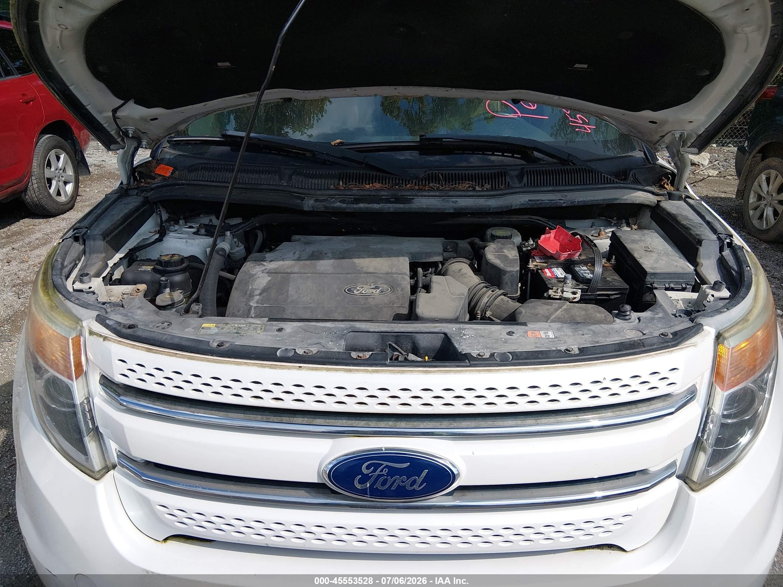 2012 Ford Explorer Limited White vin: 1FMHK8F82CGA81034