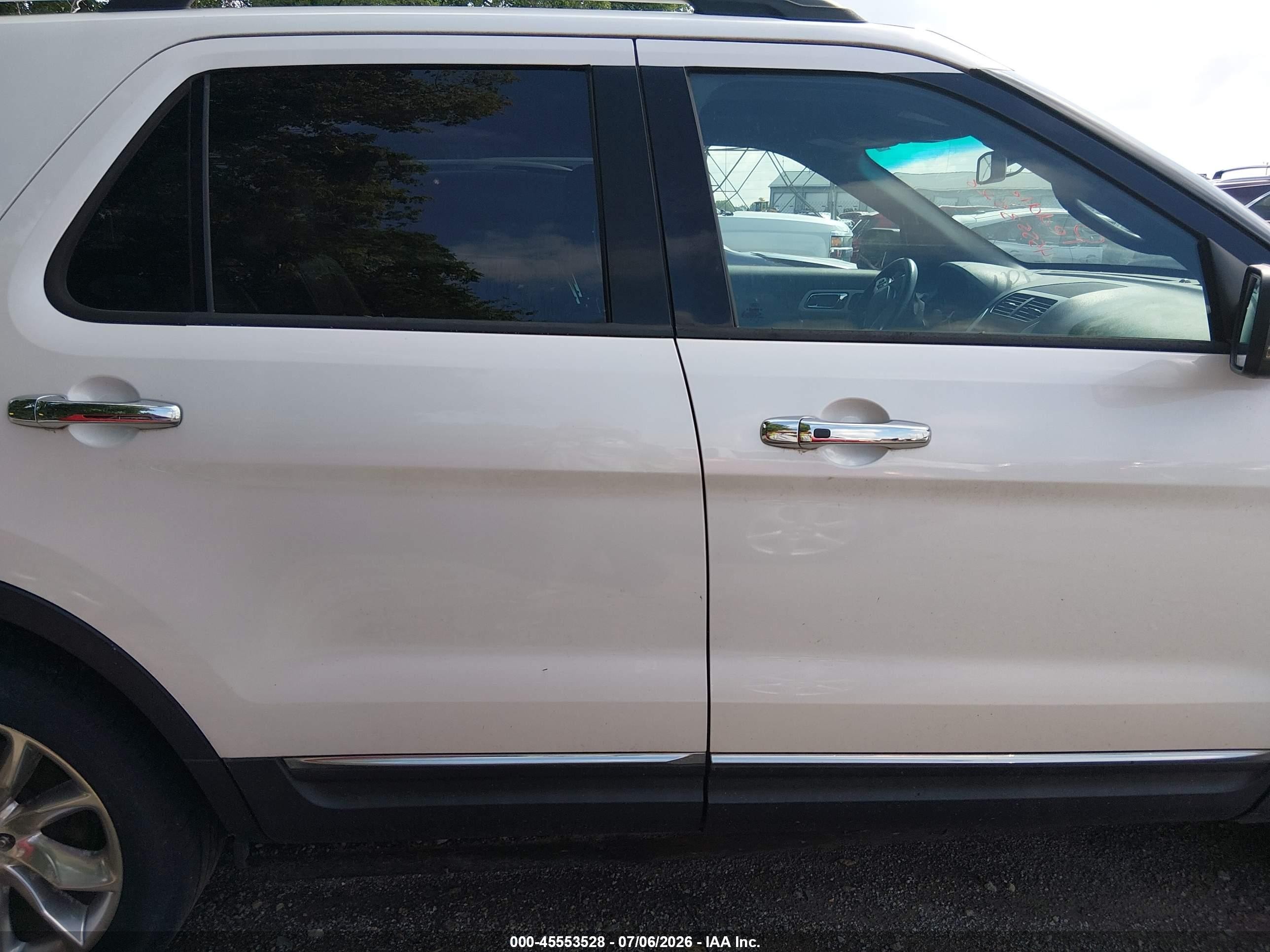 2012 Ford Explorer Limited White vin: 1FMHK8F82CGA81034
