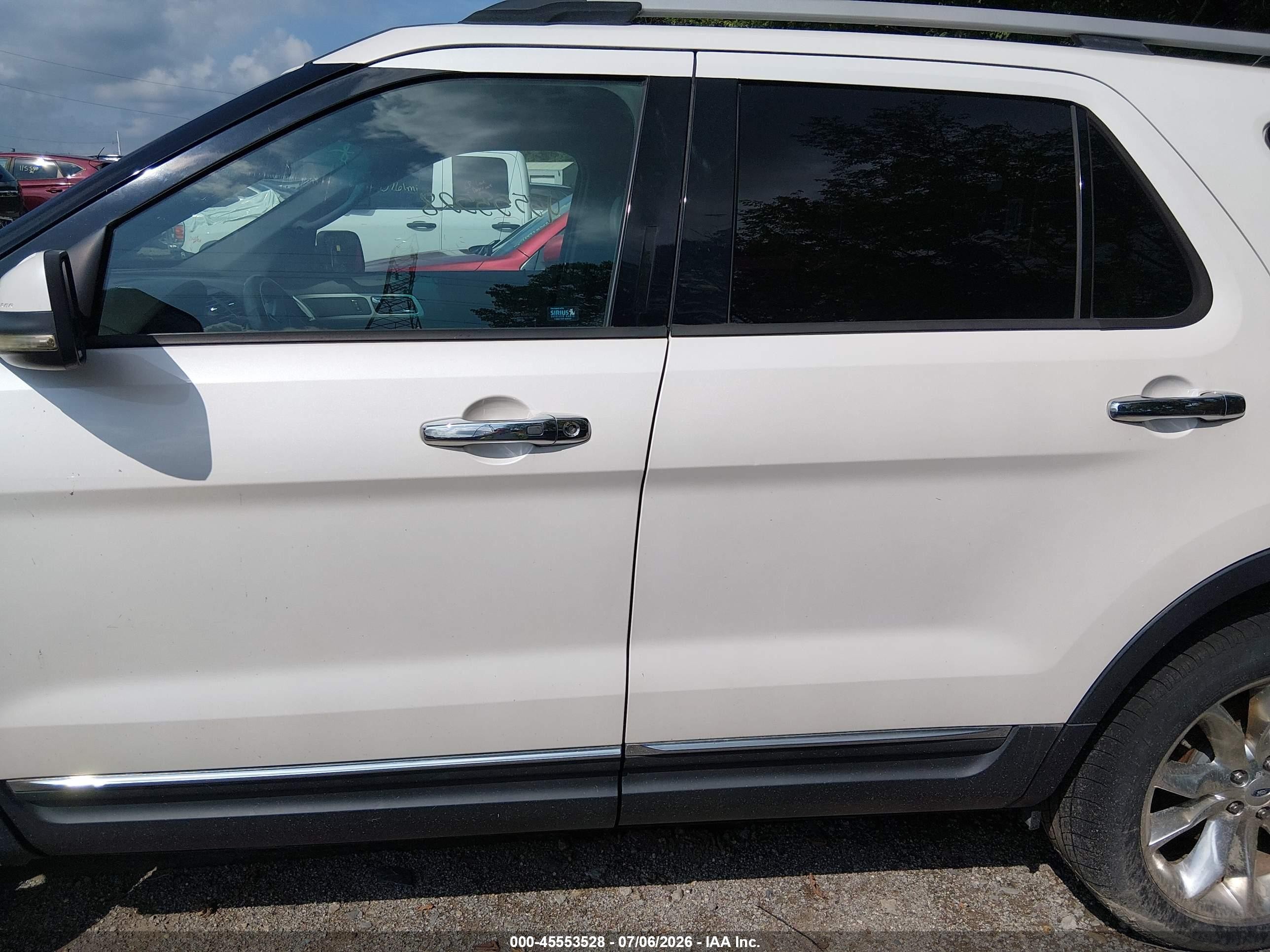 2012 Ford Explorer Limited White vin: 1FMHK8F82CGA81034