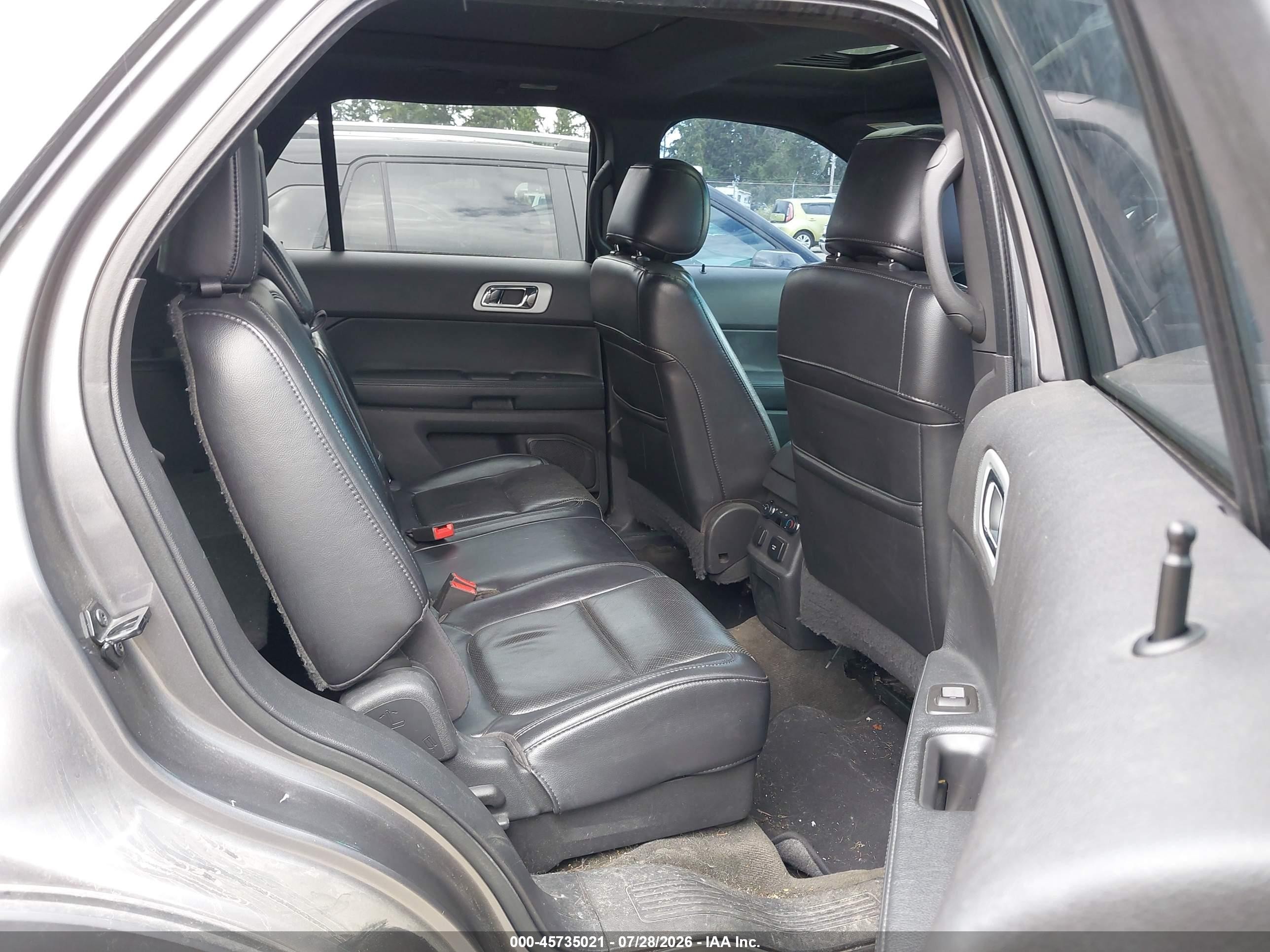 2012 Ford Explorer Limited Gray vin: 1FMHK8F82CGA95497