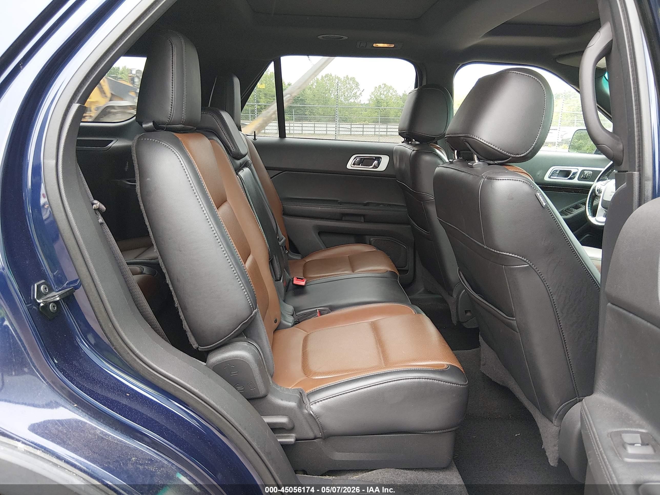 2011 Ford Explorer Limited Blue vin: 1FMHK8F83BGA03411