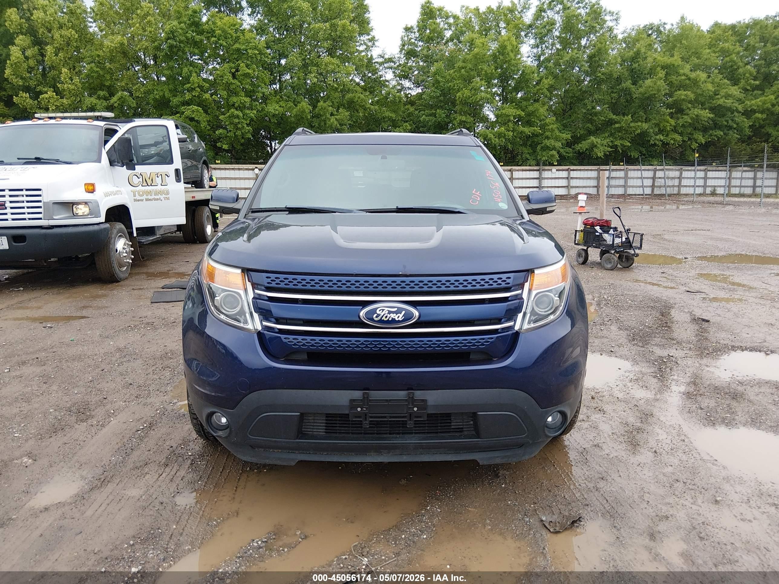 2011 Ford Explorer Limited Blue vin: 1FMHK8F83BGA03411