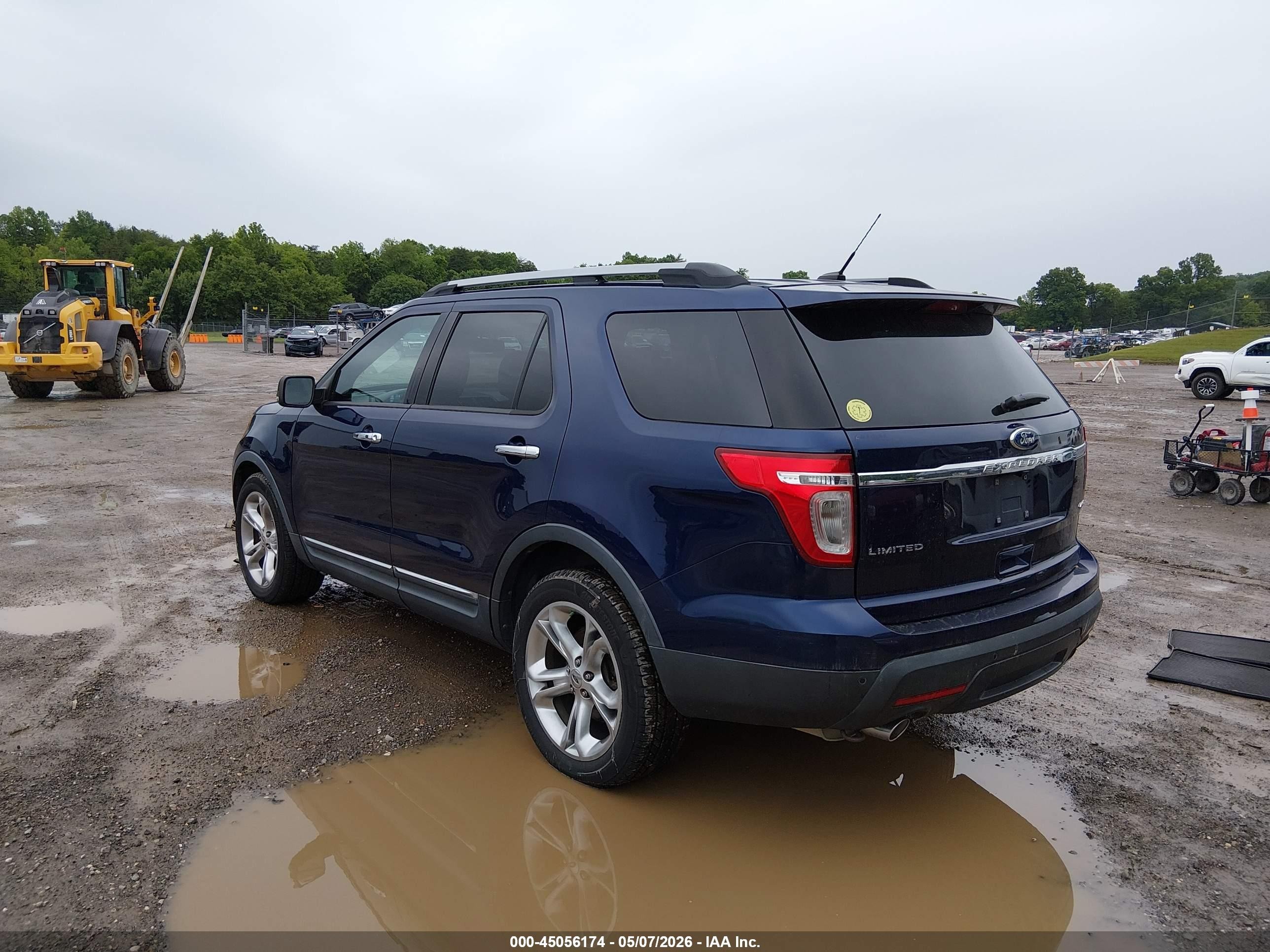 2011 Ford Explorer Limited Blue vin: 1FMHK8F83BGA03411
