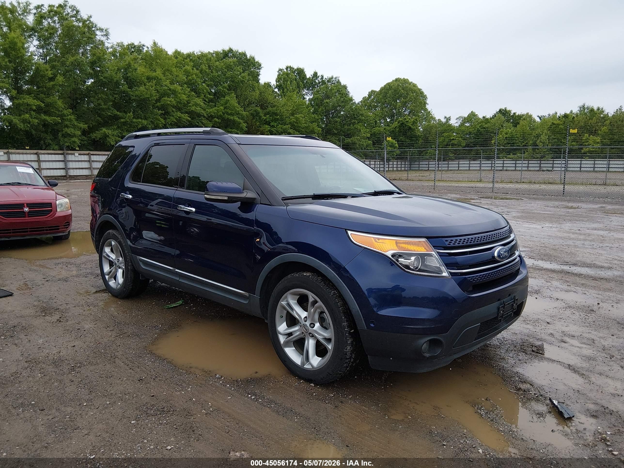2011 Ford Explorer Limited Blue vin: 1FMHK8F83BGA03411
