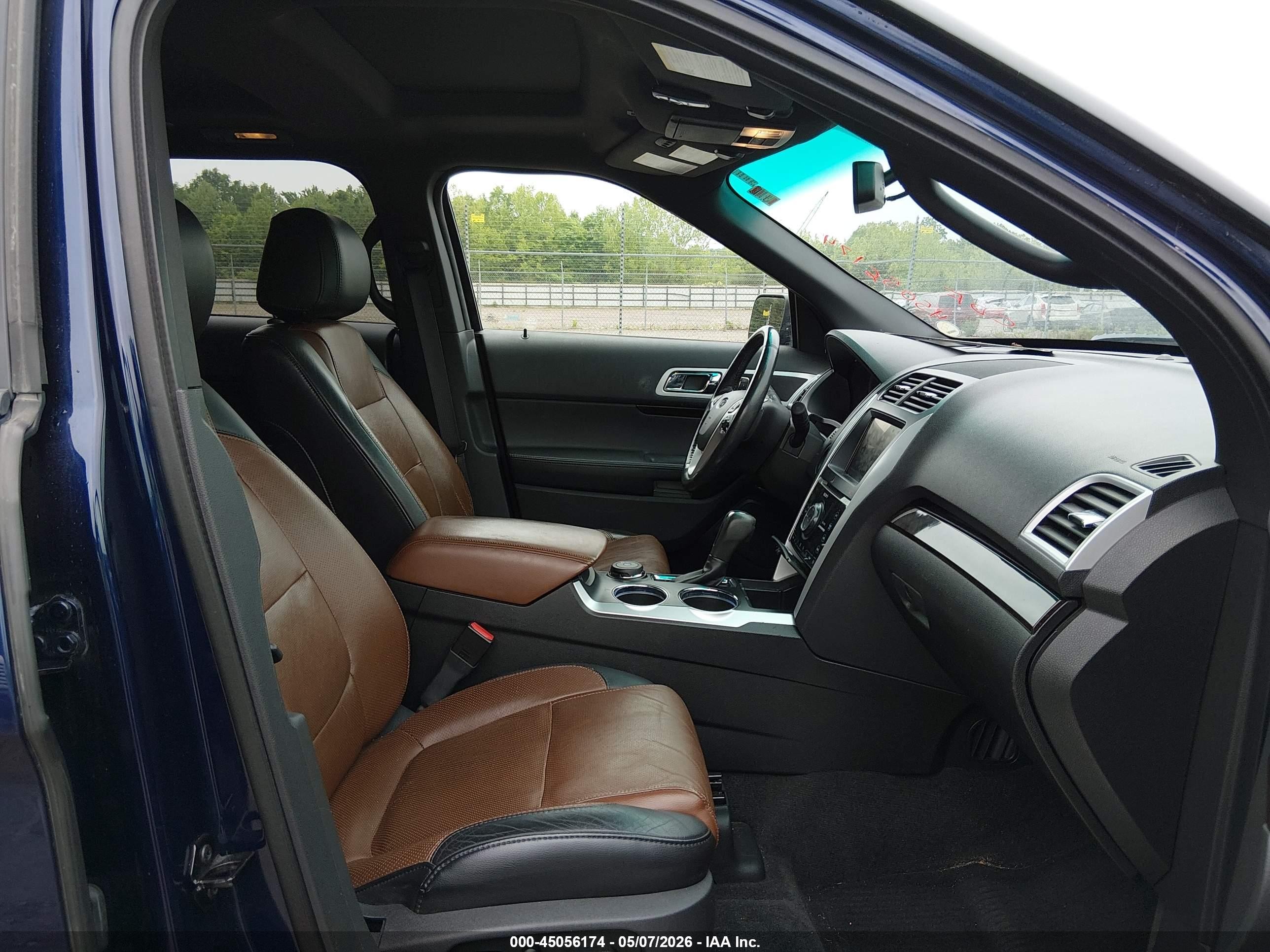 2011 Ford Explorer Limited Blue vin: 1FMHK8F83BGA03411