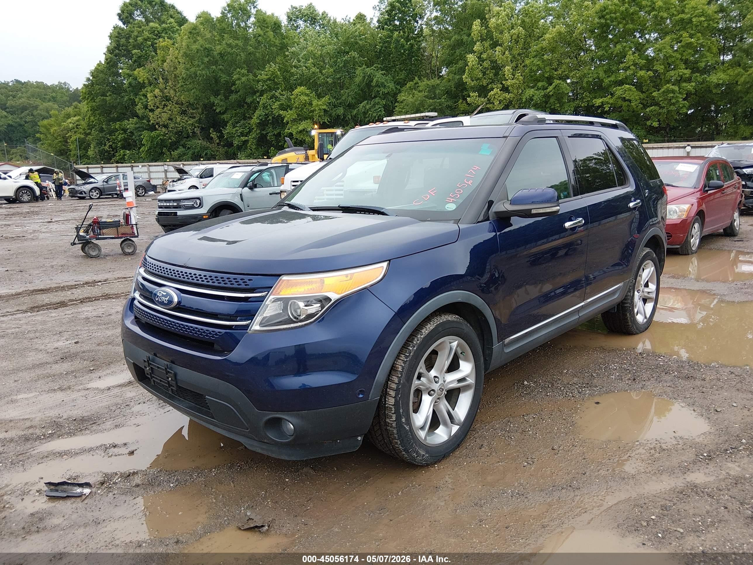 2011 Ford Explorer Limited Blue vin: 1FMHK8F83BGA03411