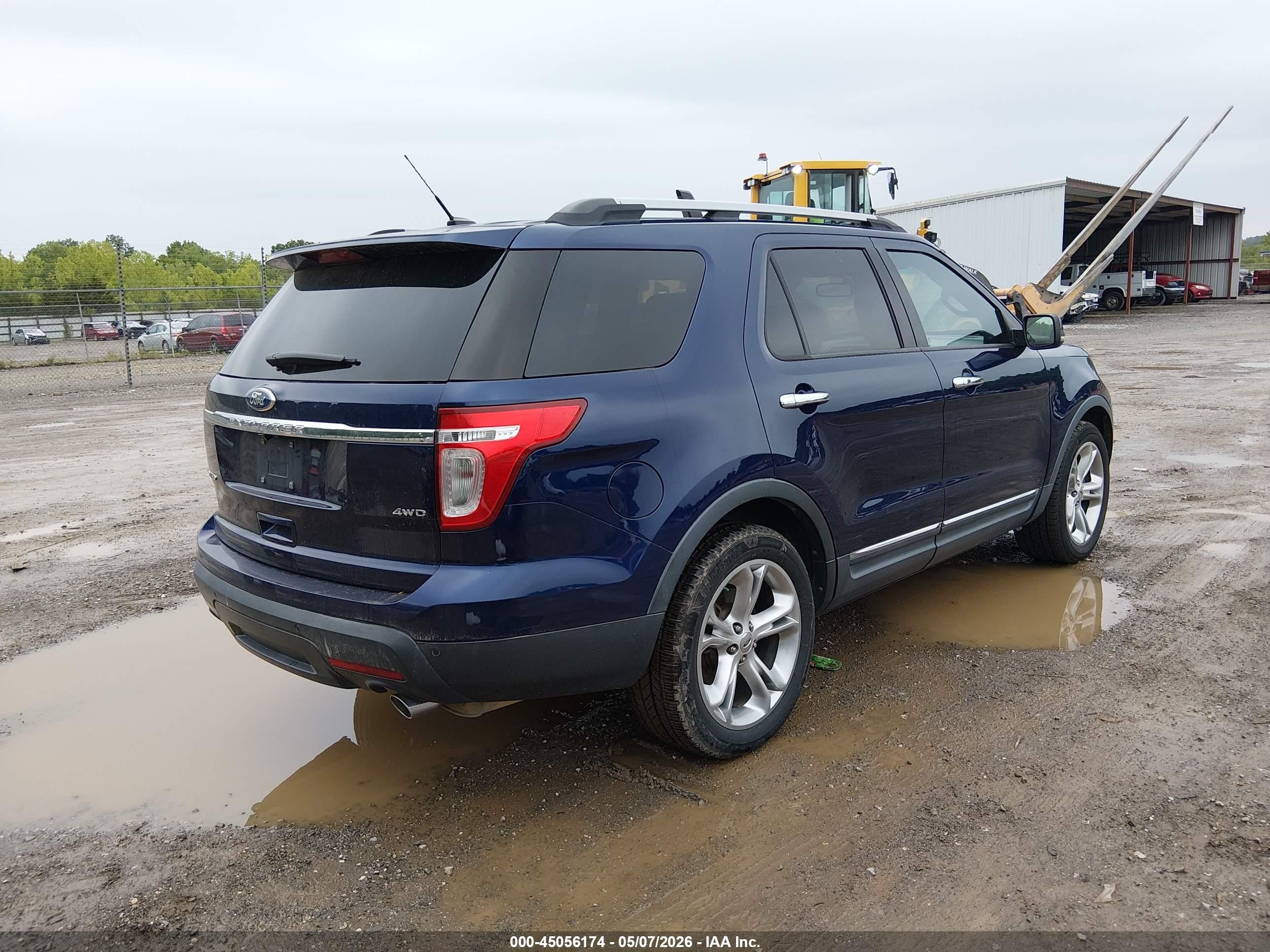 2011 Ford Explorer Limited Blue vin: 1FMHK8F83BGA03411