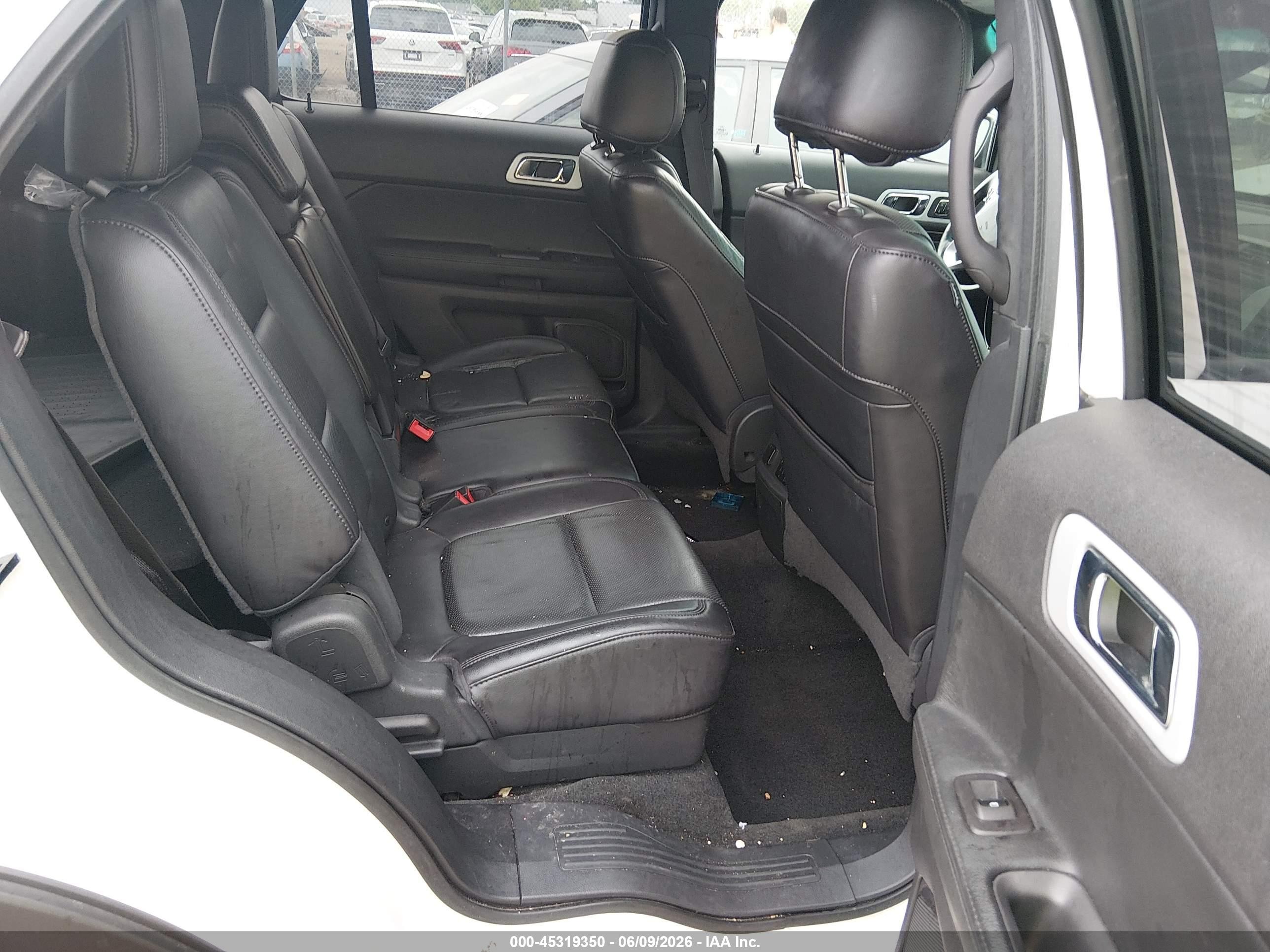 2011 Ford Explorer Limited White vin: 1FMHK8F83BGA15025