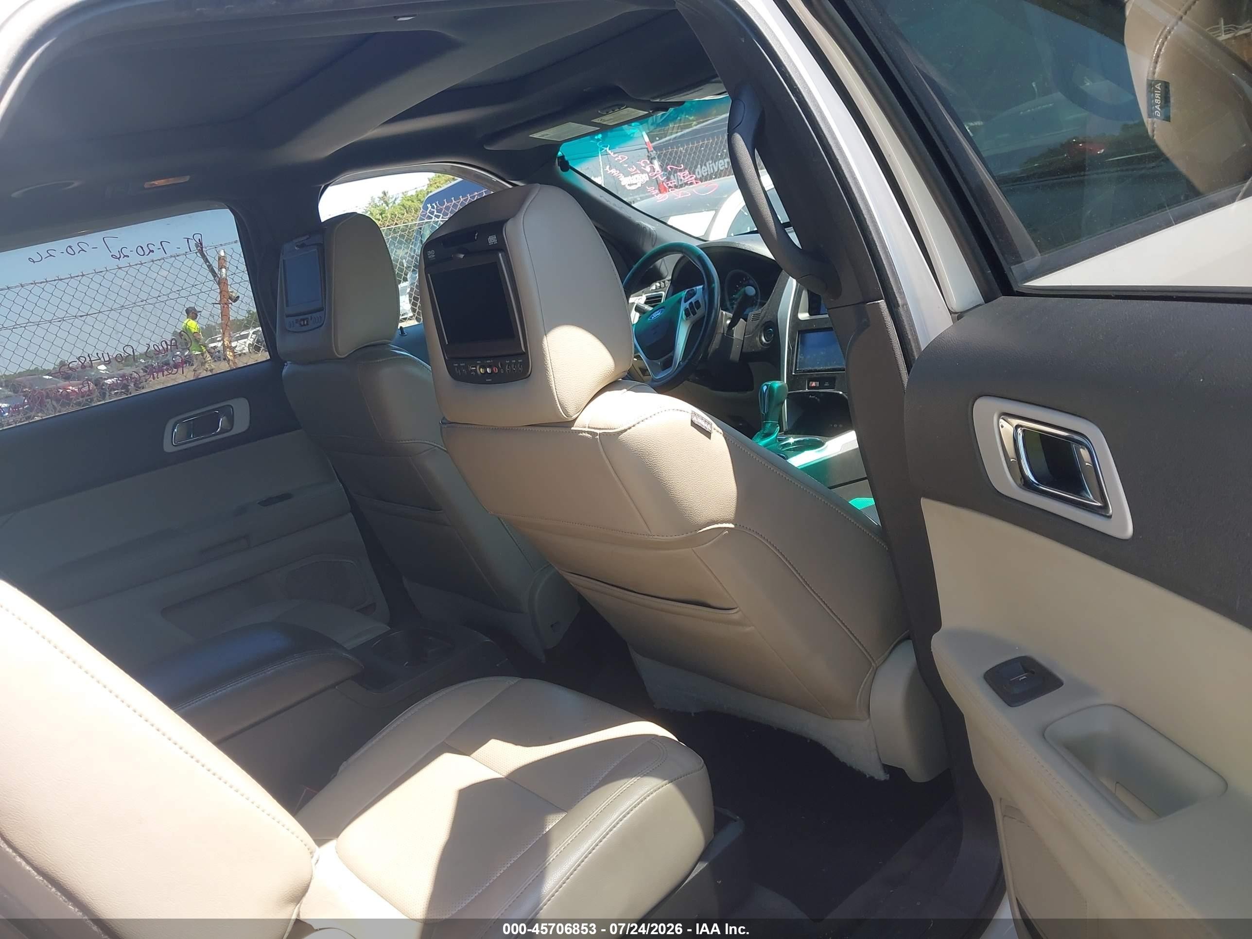2011 Ford Explorer Limited Белый vin: 1FMHK8F83BGA29152