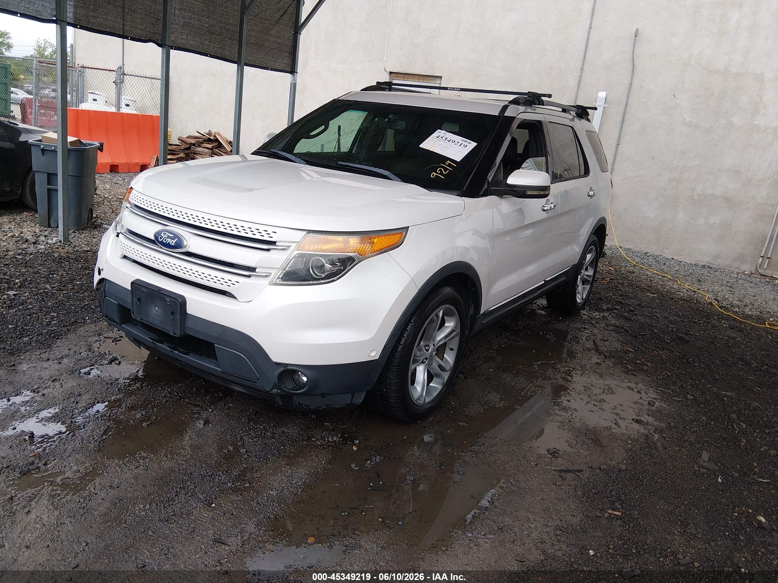 2011 Ford Explorer Limited Белый vin: 1FMHK8F83BGA61857