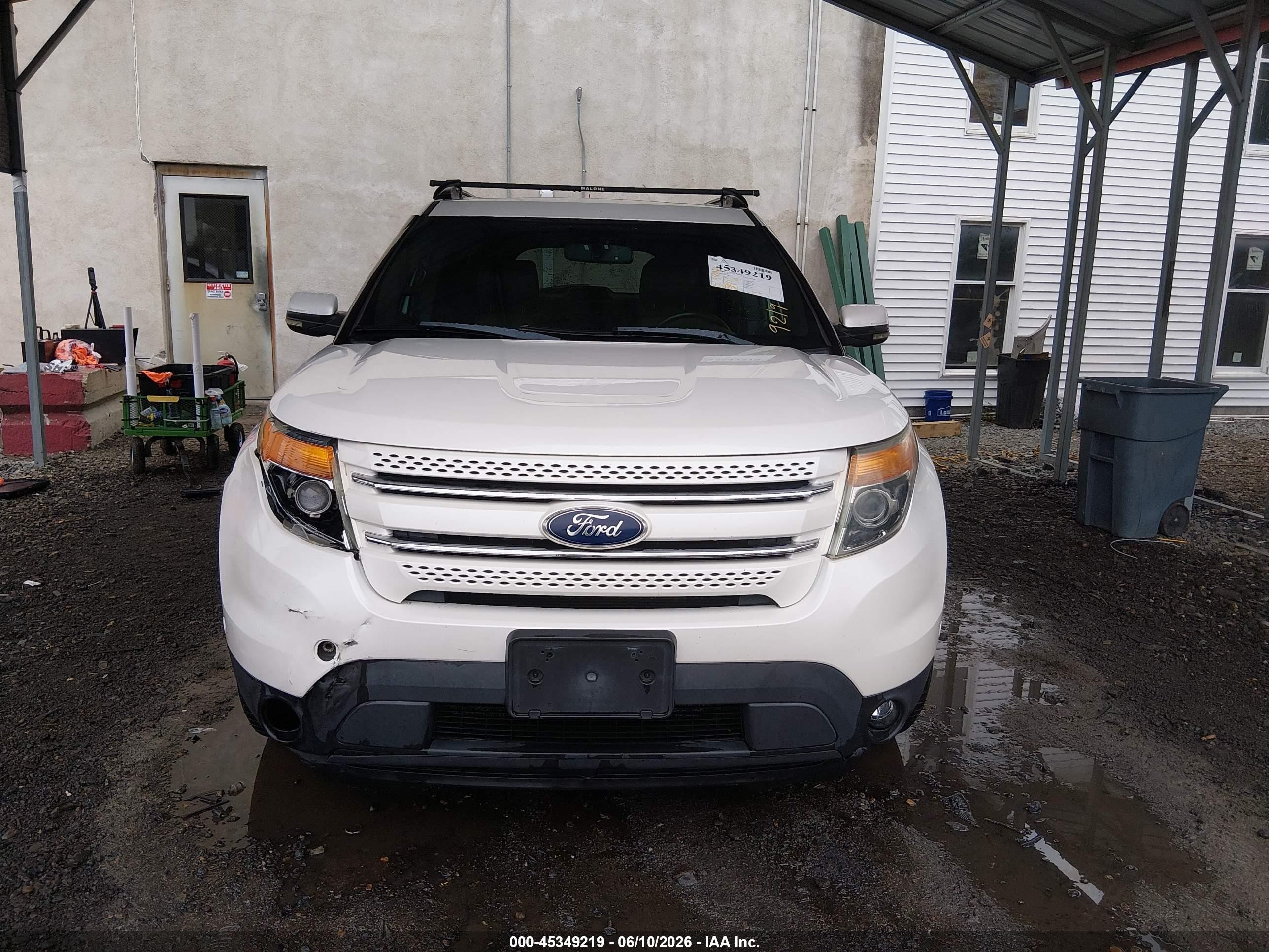 2011 Ford Explorer Limited Белый vin: 1FMHK8F83BGA61857