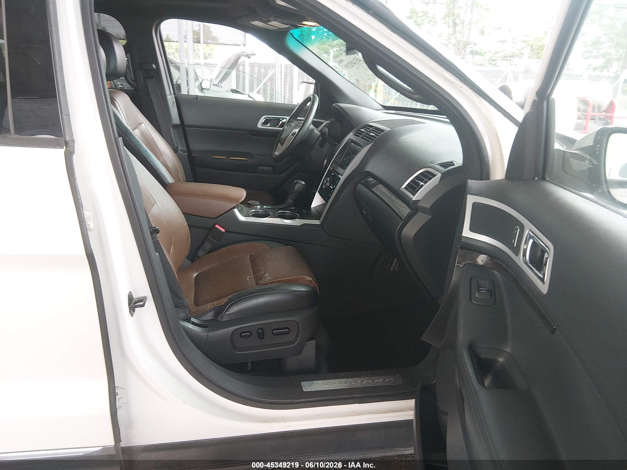 2011 Ford Explorer Limited Белый vin: 1FMHK8F83BGA61857