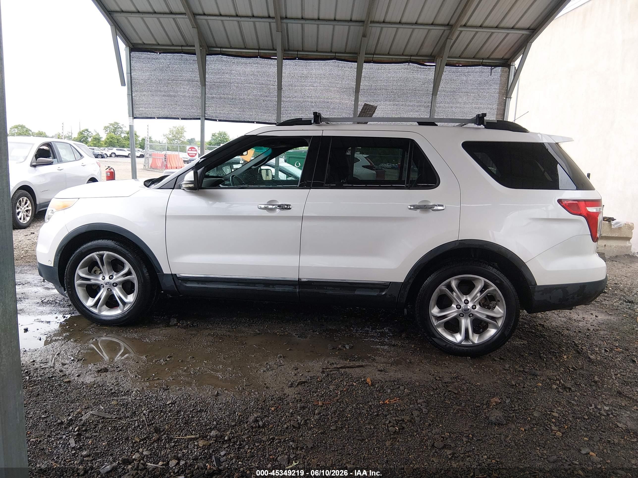 2011 Ford Explorer Limited Белый vin: 1FMHK8F83BGA61857