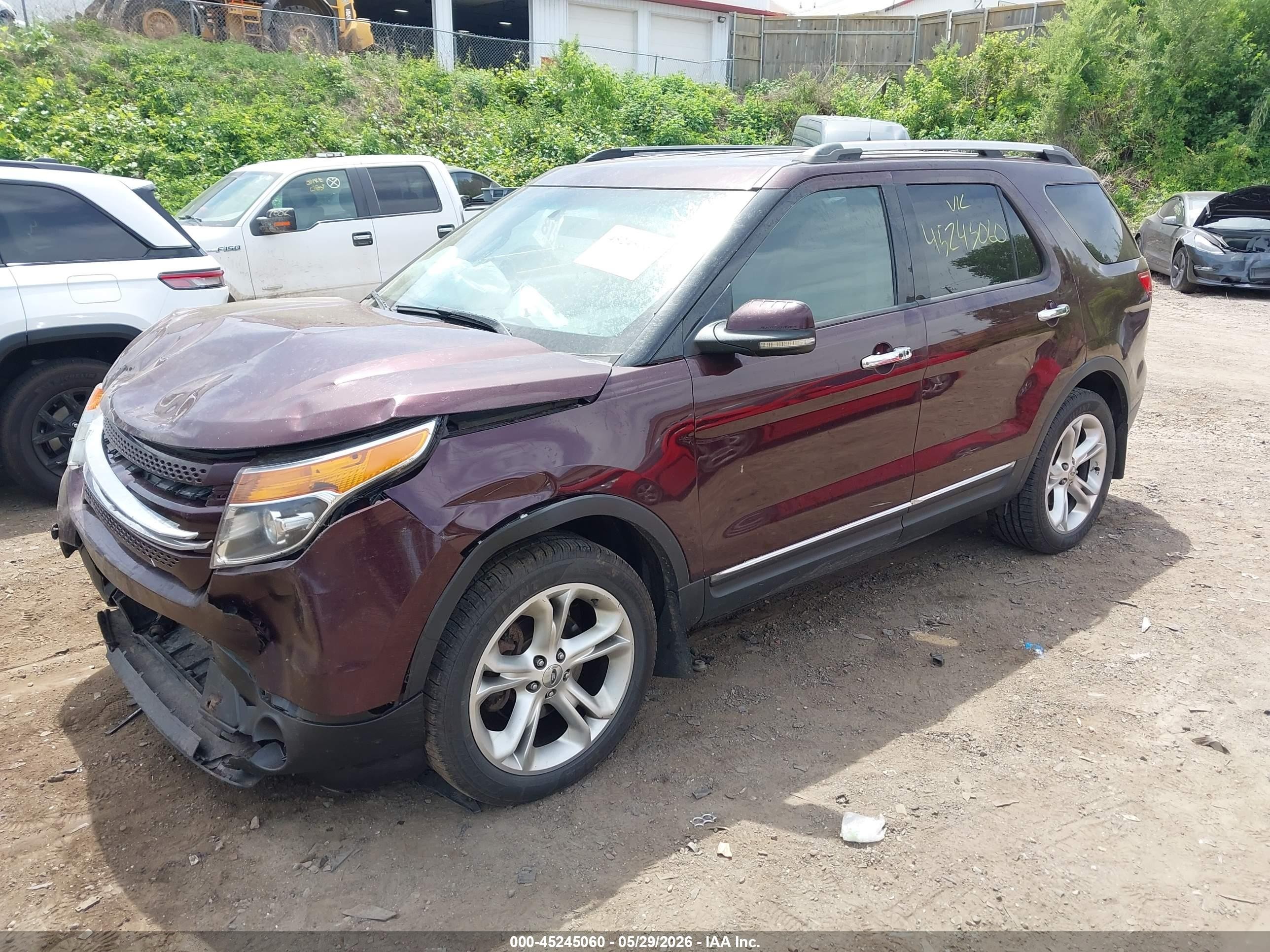 2011 Ford Explorer Limited Brown vin: 1FMHK8F83BGA65441