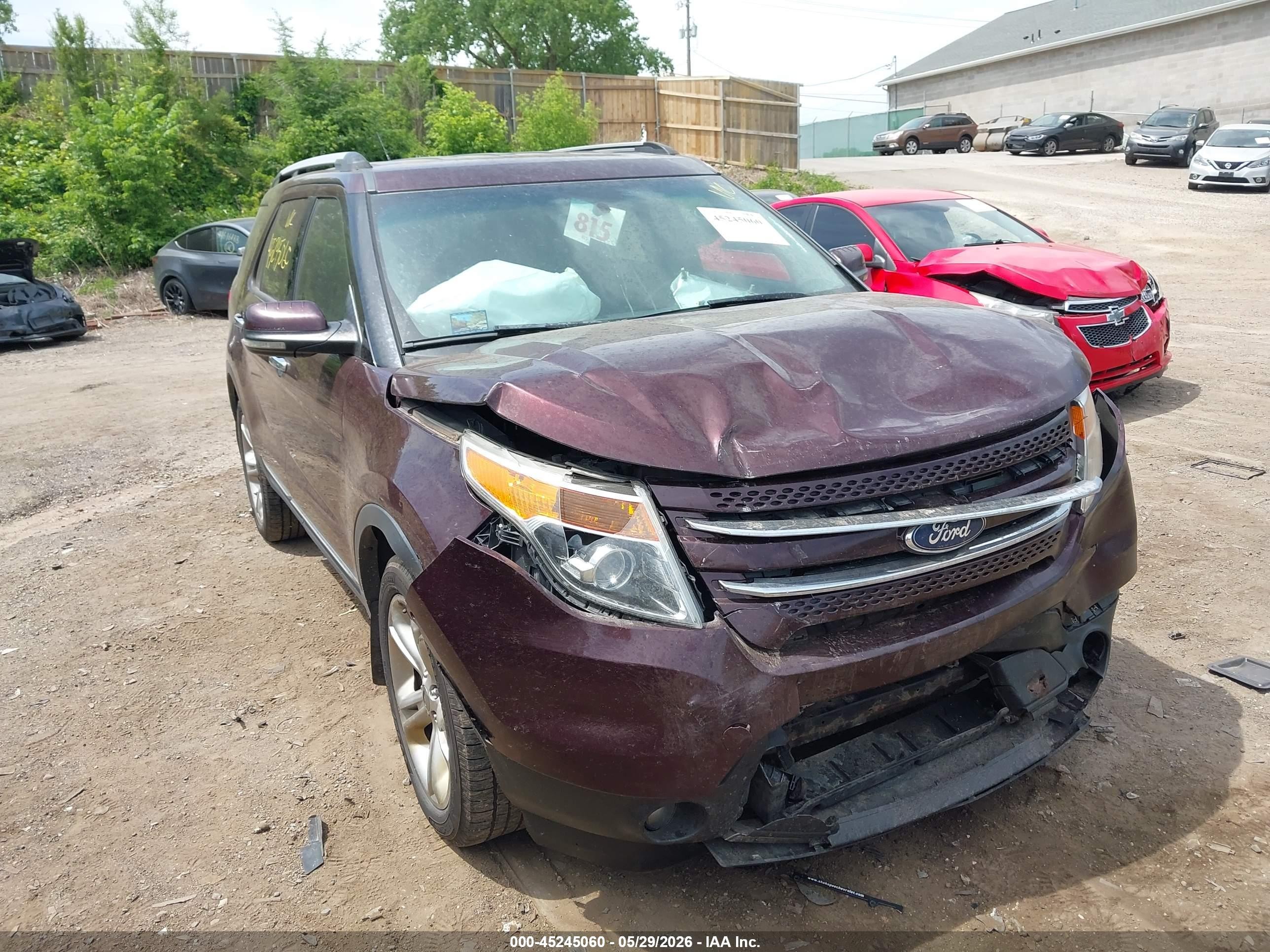 2011 Ford Explorer Limited Brown vin: 1FMHK8F83BGA65441