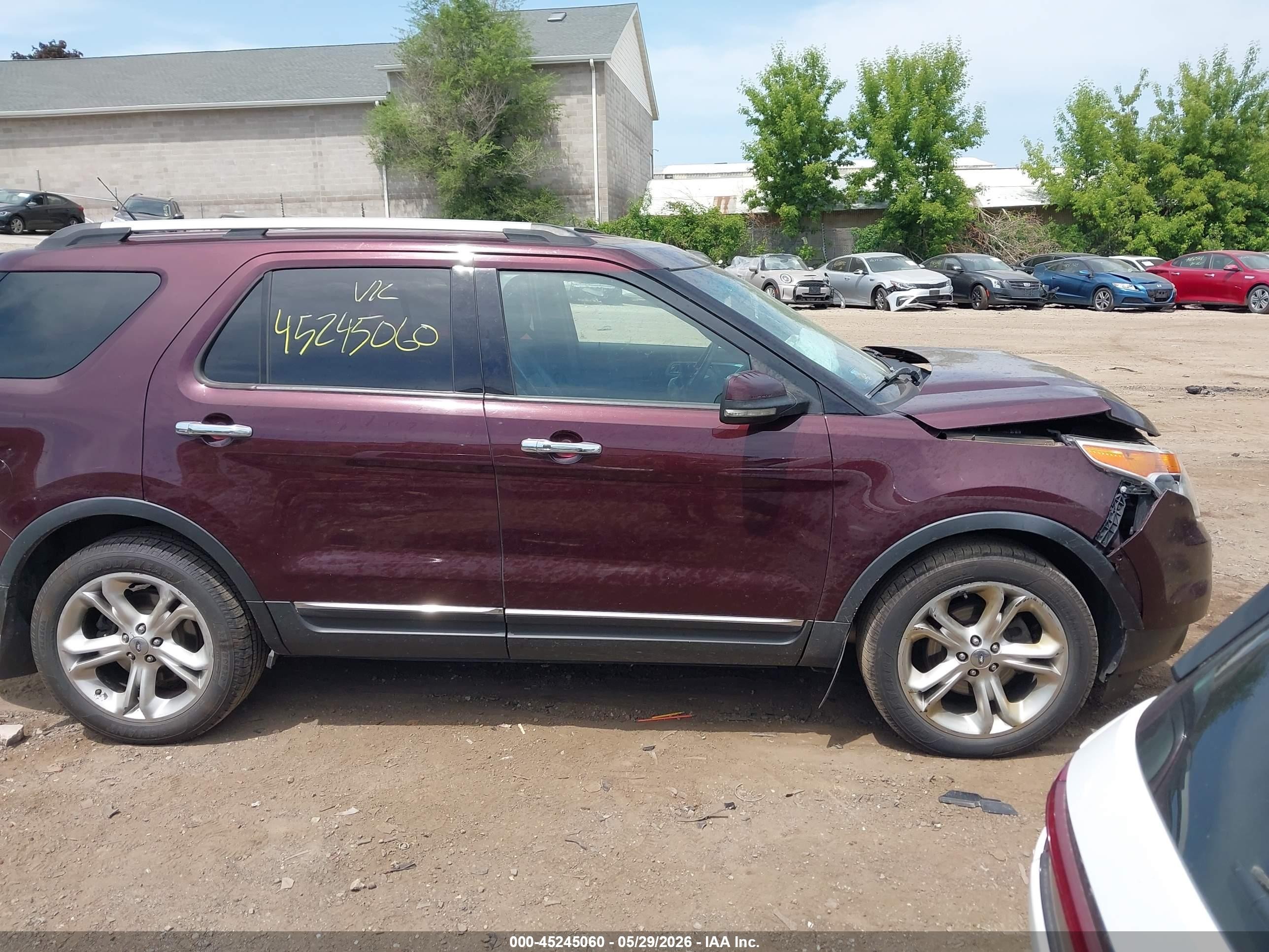 2011 Ford Explorer Limited Brown vin: 1FMHK8F83BGA65441