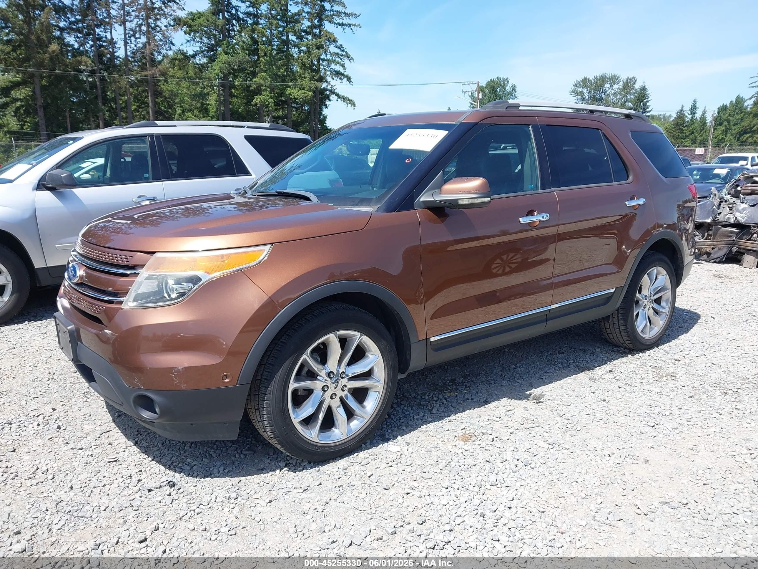 2011 Ford Explorer Limited Brown vin: 1FMHK8F83BGA80392