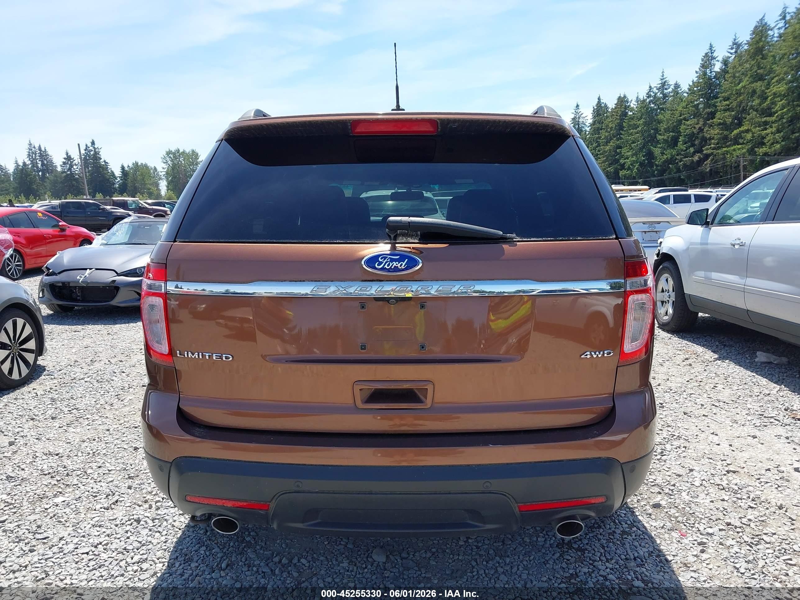 2011 Ford Explorer Limited Brown vin: 1FMHK8F83BGA80392