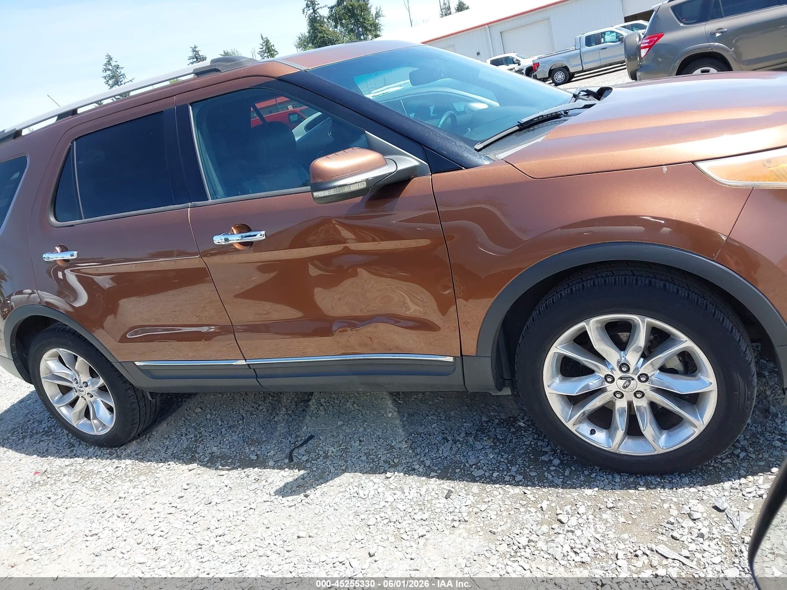 2011 Ford Explorer Limited Brown vin: 1FMHK8F83BGA80392