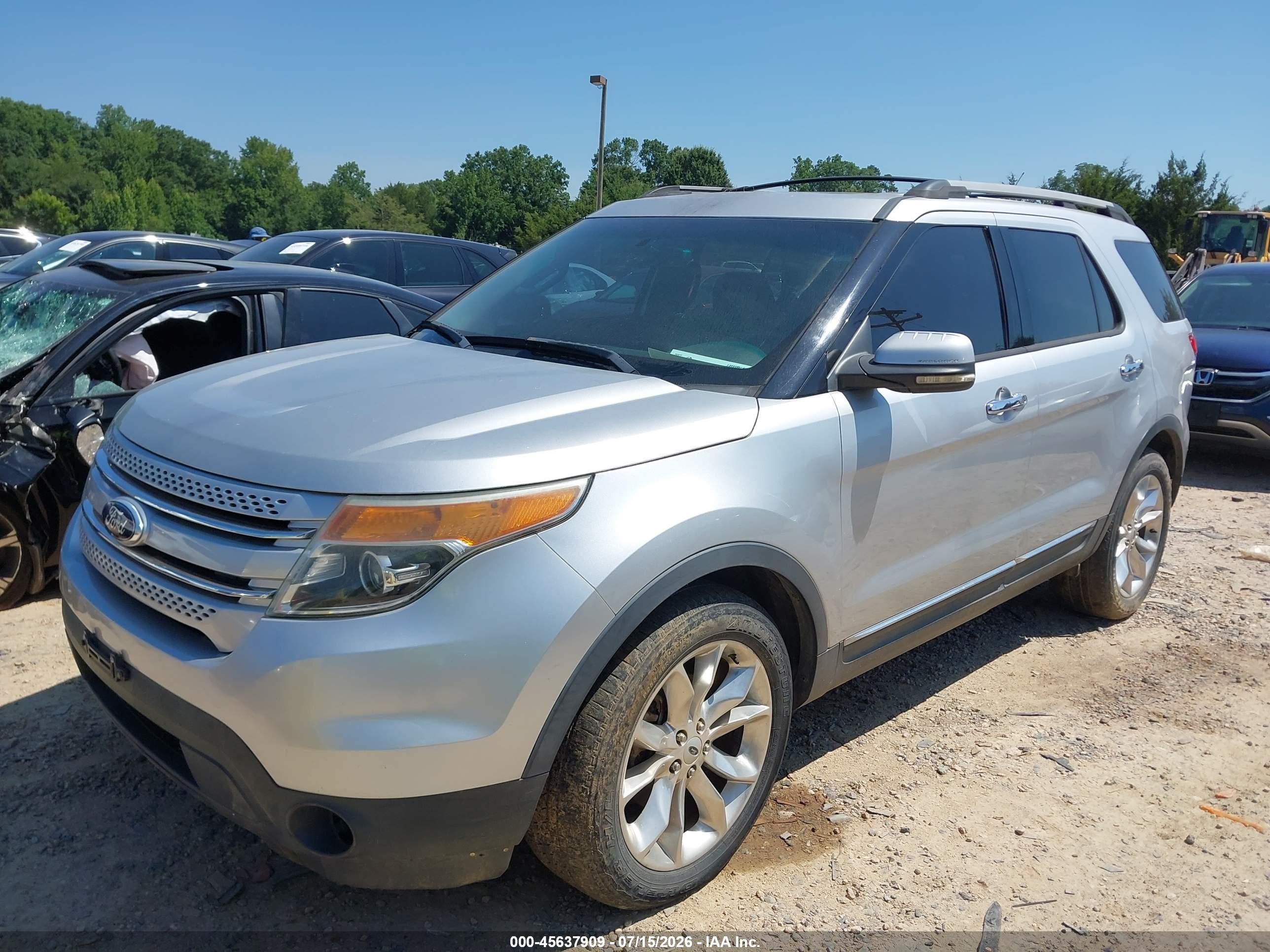 2012 Ford Explorer Limited Silver vin: 1FMHK8F83CGA16354