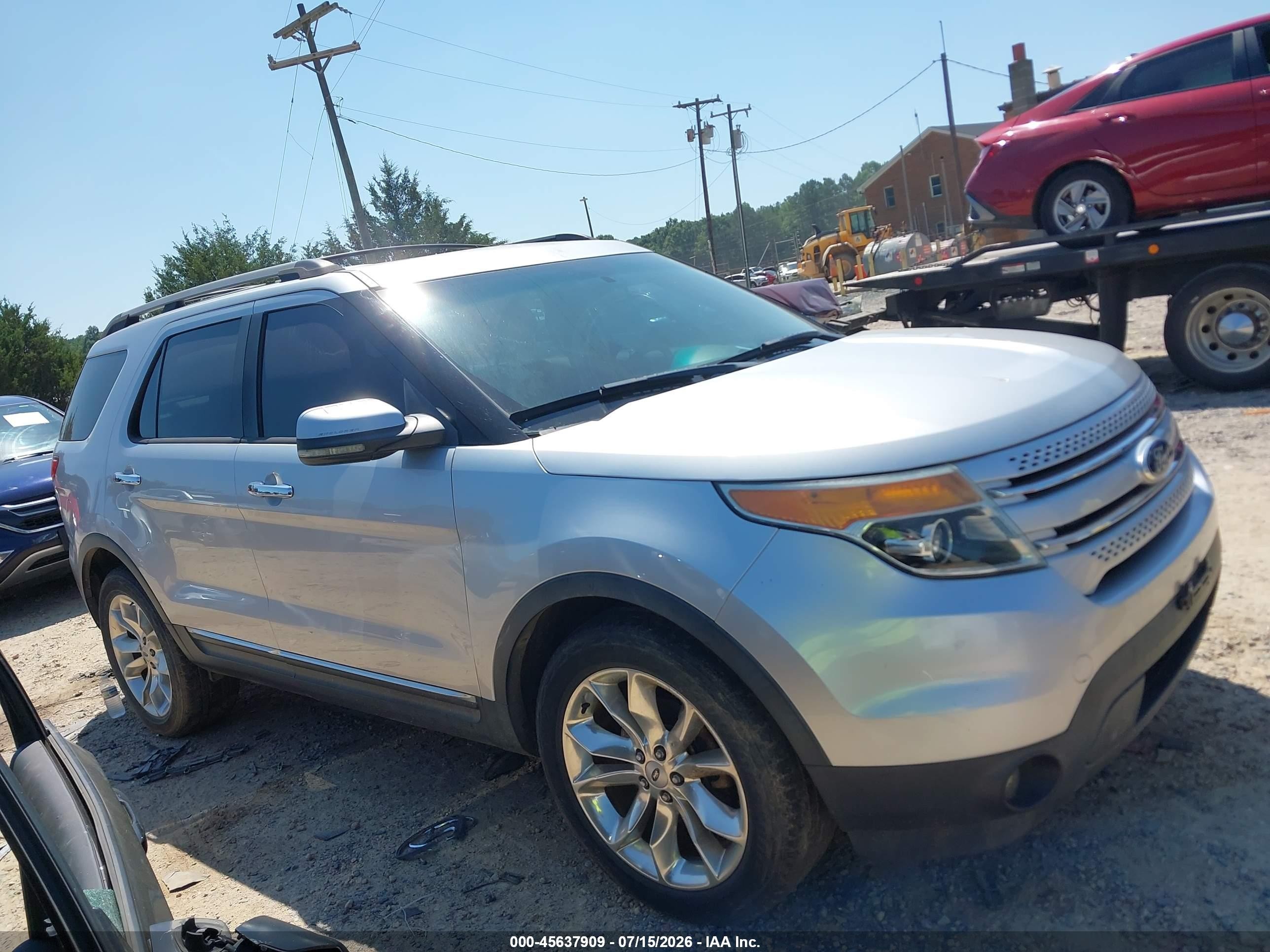 2012 Ford Explorer Limited Silver vin: 1FMHK8F83CGA16354